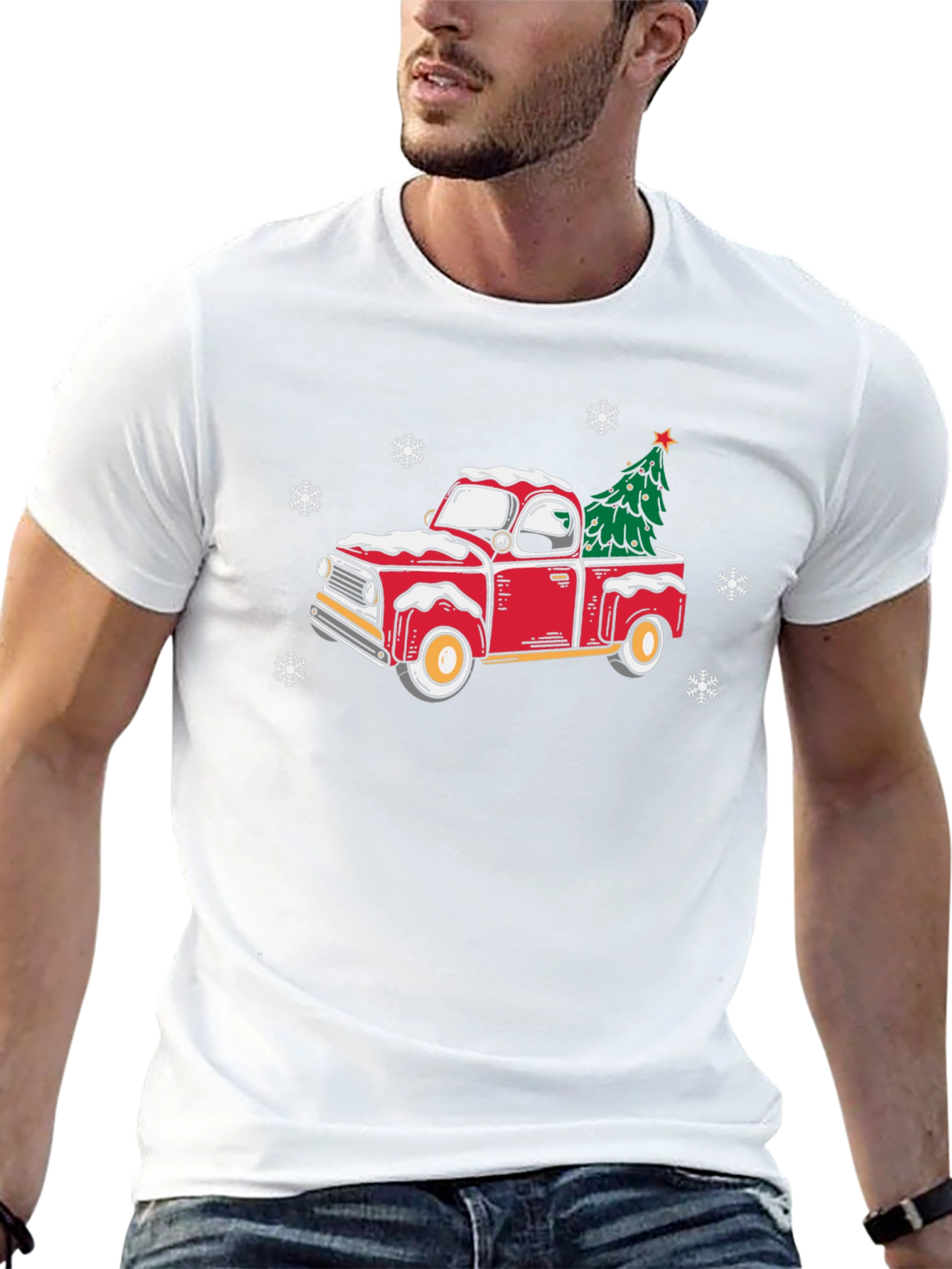 Christmas Truck T-Shirt - Festive Holiday Tee