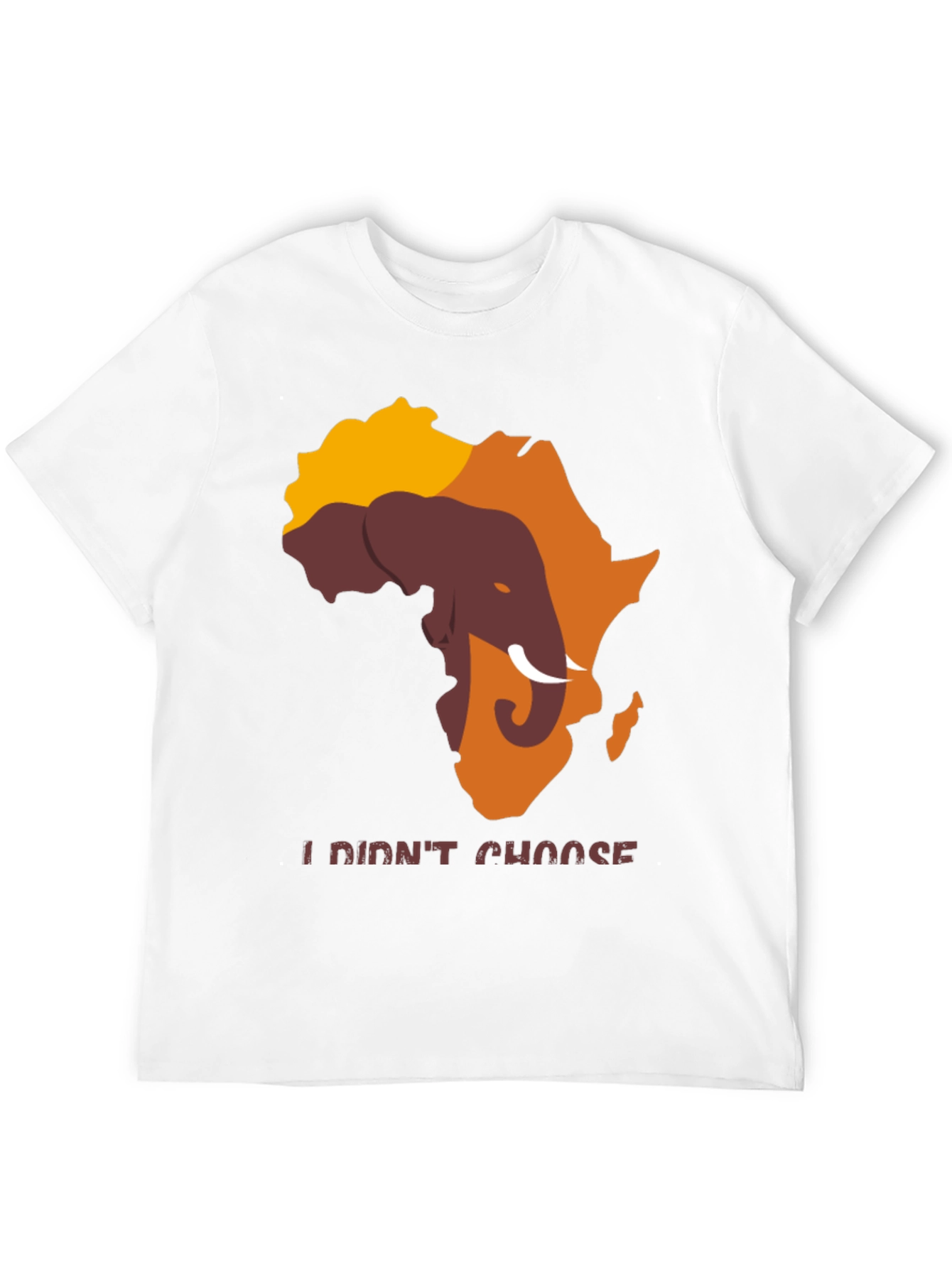 Africa Elephant Graphic Mens Tee