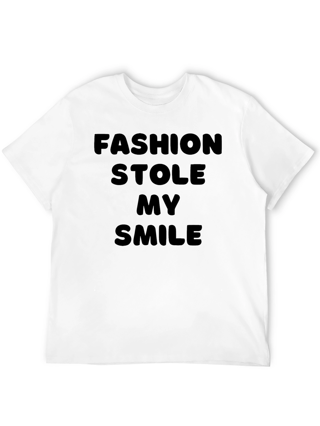 Fashion Stole My Smile Graphic Tee
