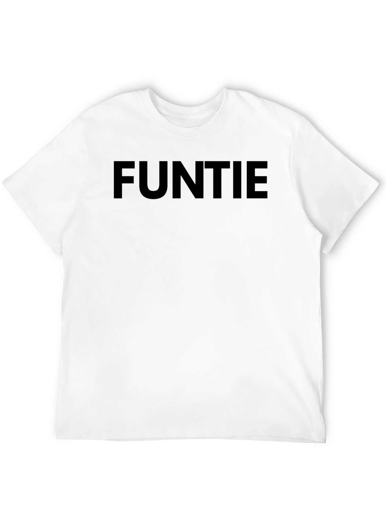 Funtie Graphic Tee - Black Casual T-Shirt
