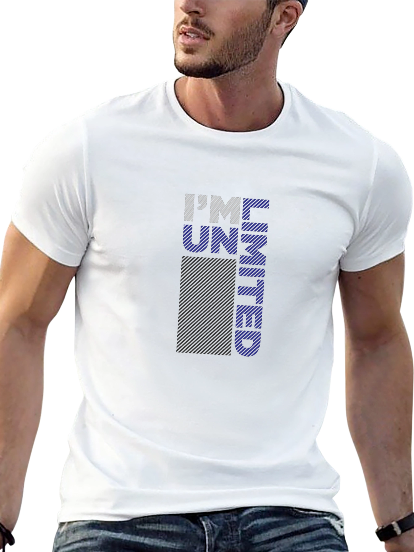 Im Unlimited Graphic Print Black T-Shirt