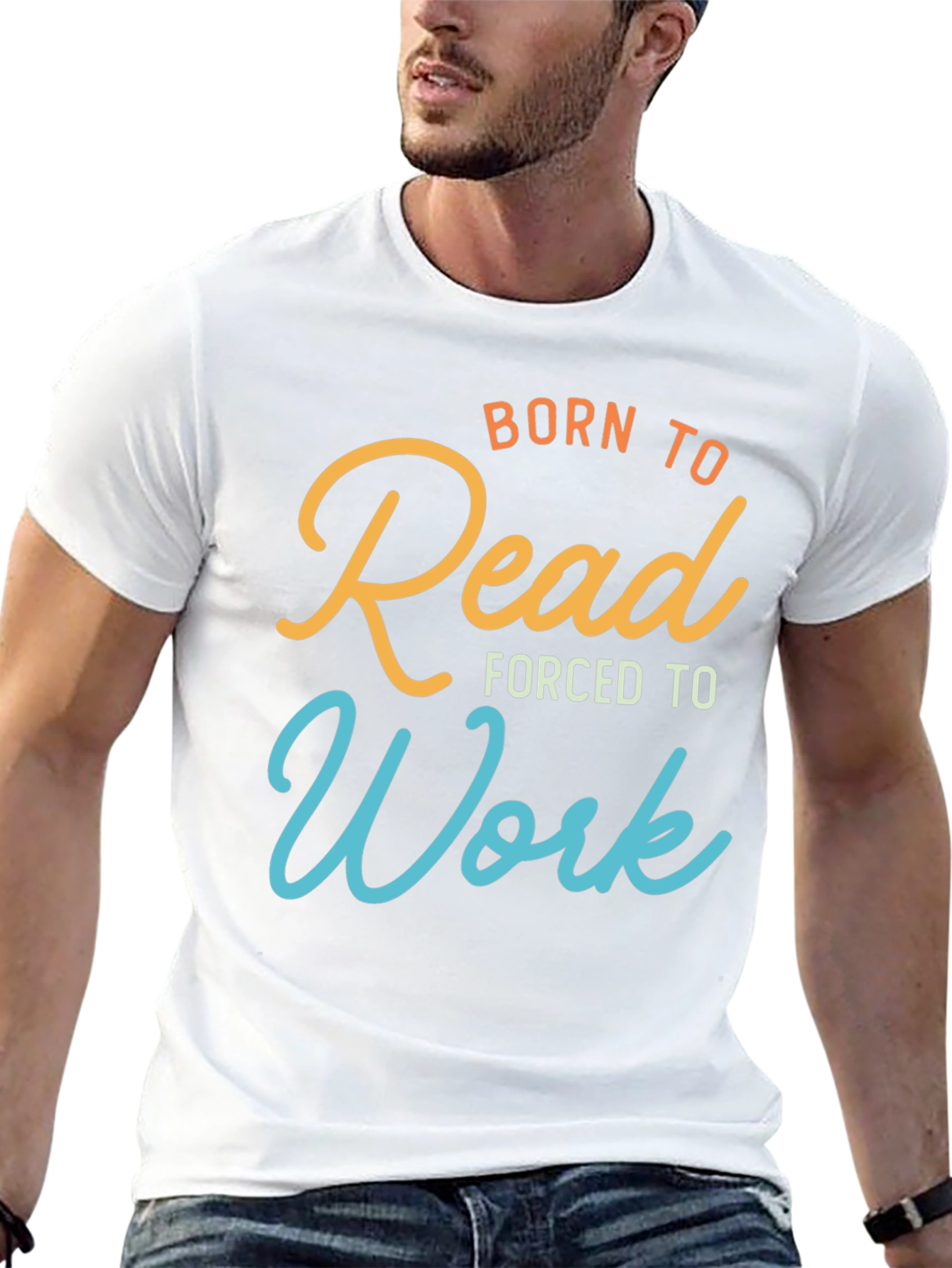 Born to Read T-Shirt Funny Book Lover Tee