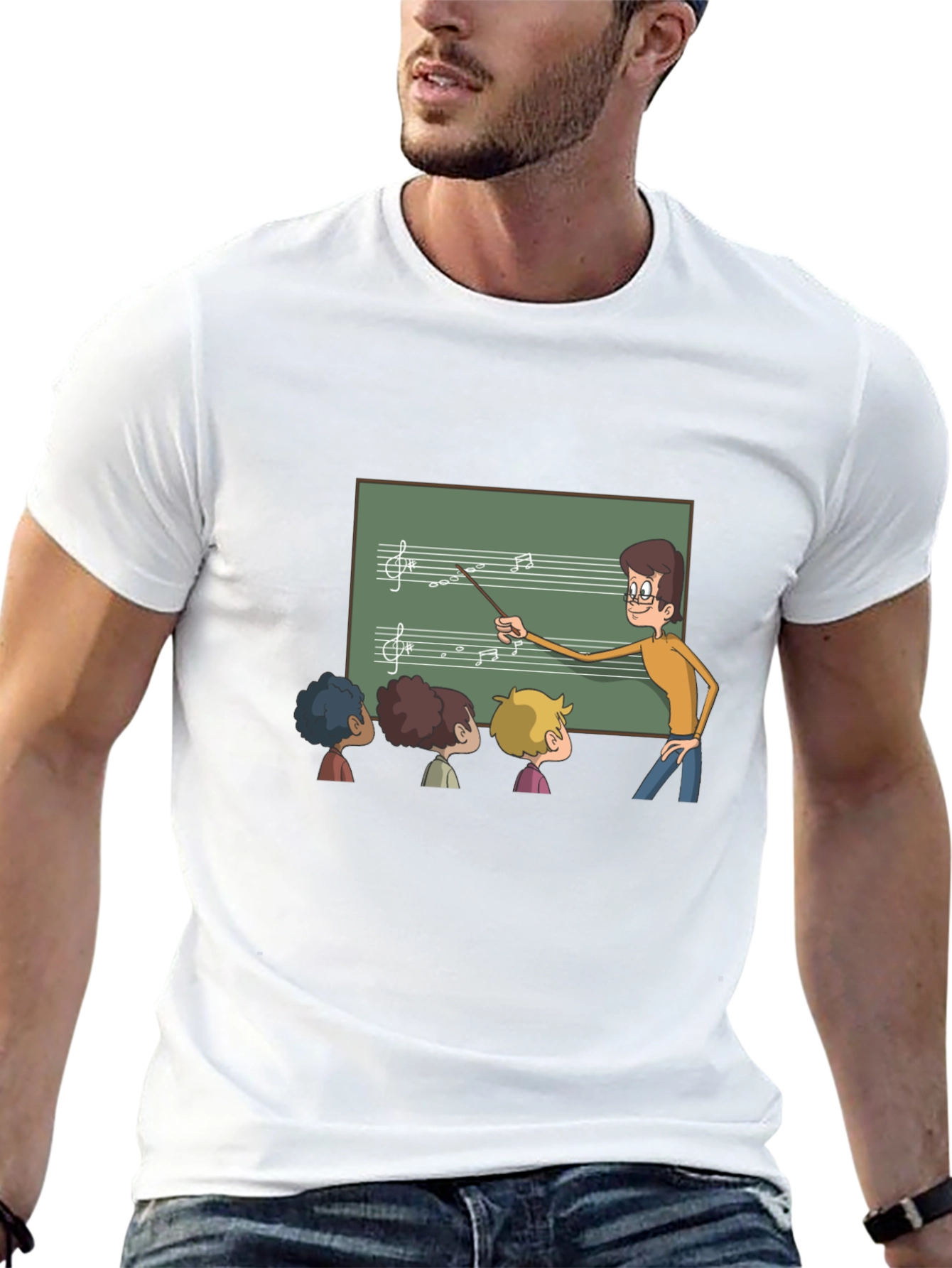 Music Teacher Black T-Shirt