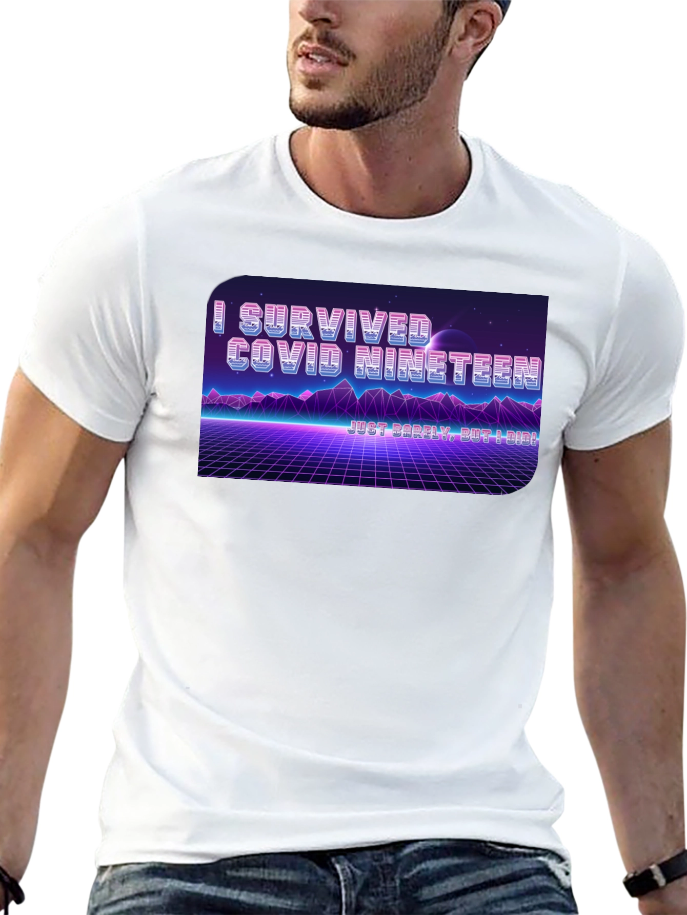I Survived COVID-19 Retro T-Shirt