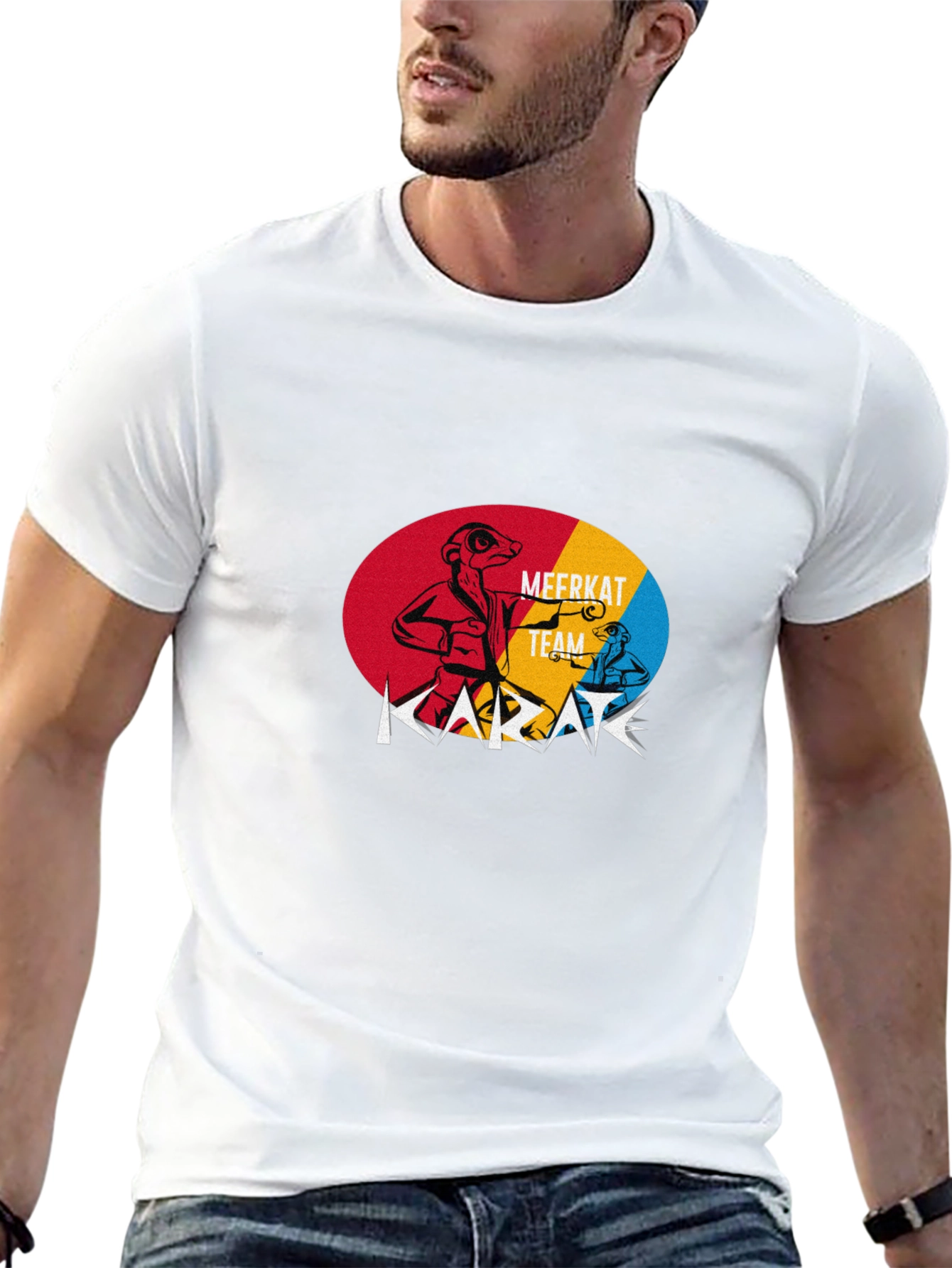 Meerkat Karate Team Black T-Shirt