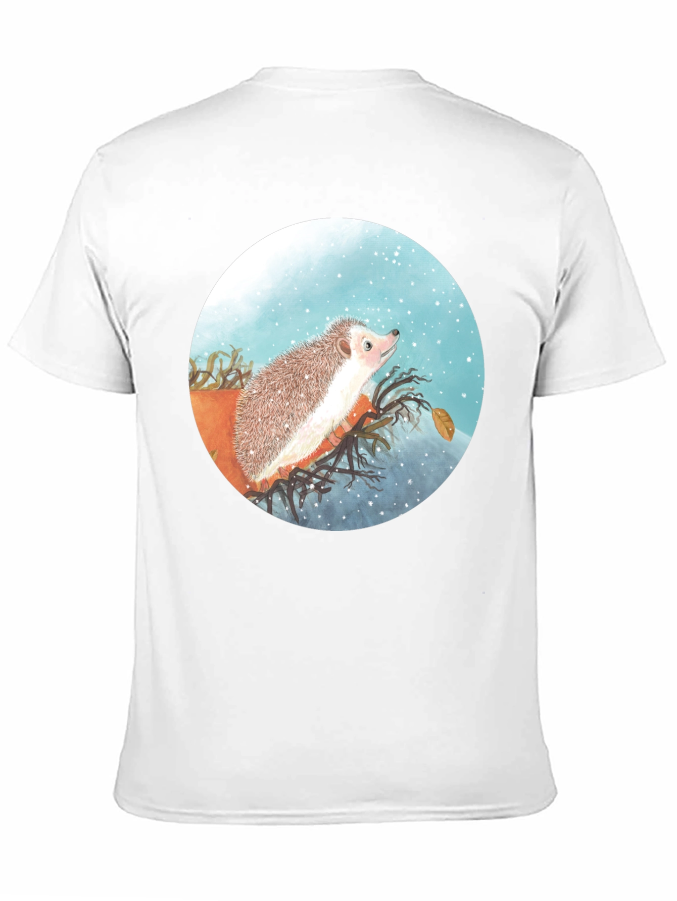 Hedgehog Graphic Print T-Shirt