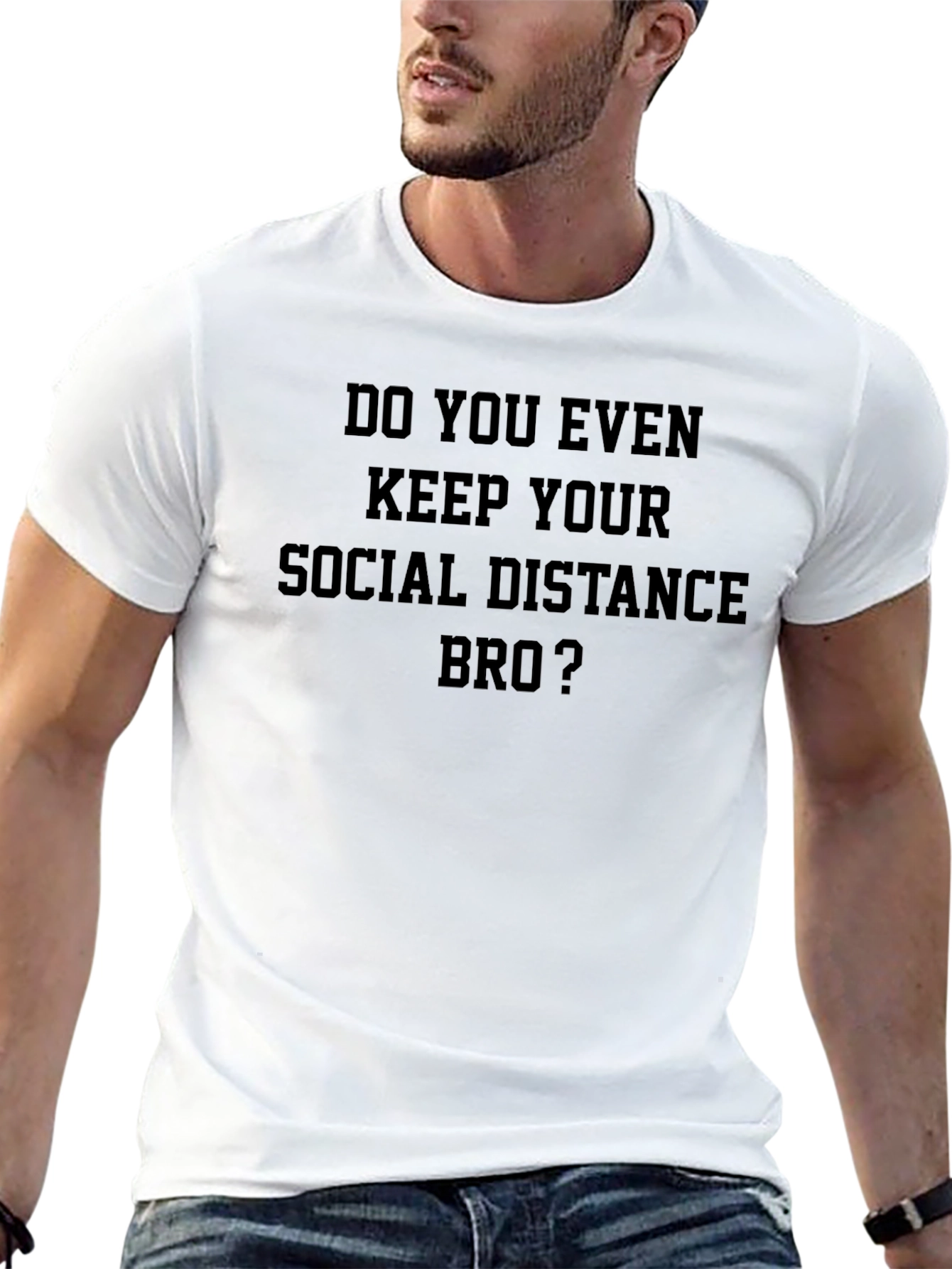 Social Distance Humor T-Shirt Funny Quarantine Tee