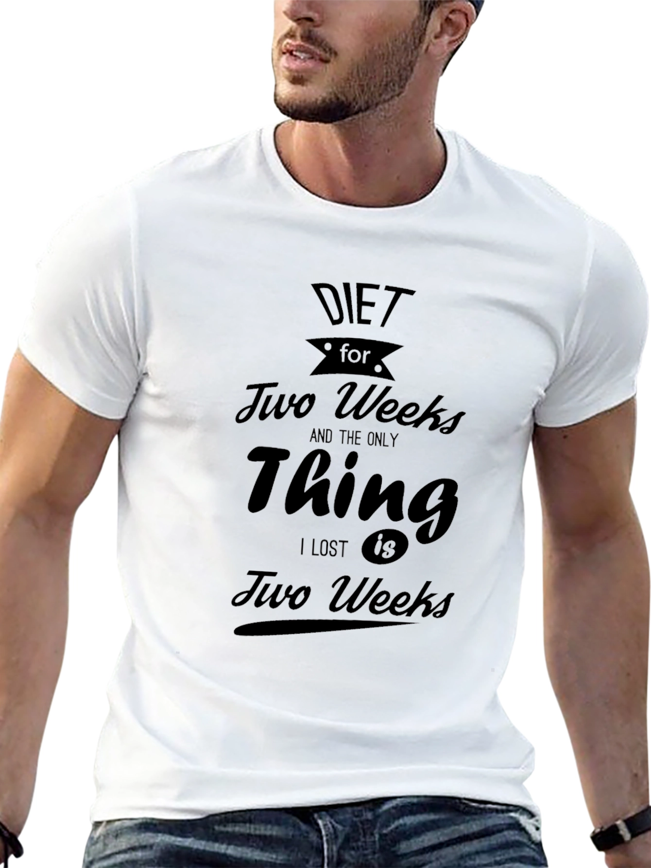 Diet Two Weeks Funny Sarcastic T-Shirt