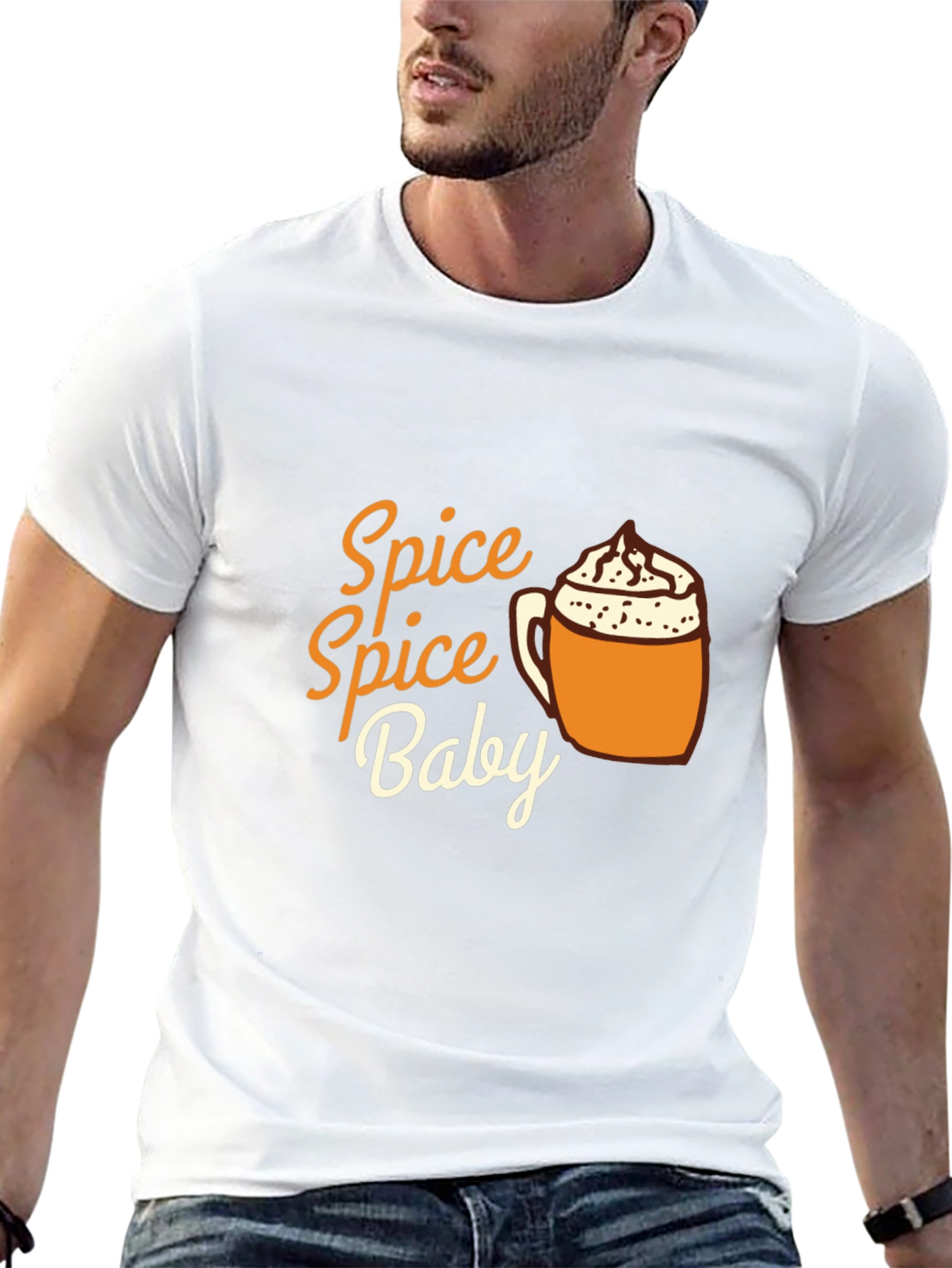Spice Spice Baby Tee - Pumpkin Latte Season