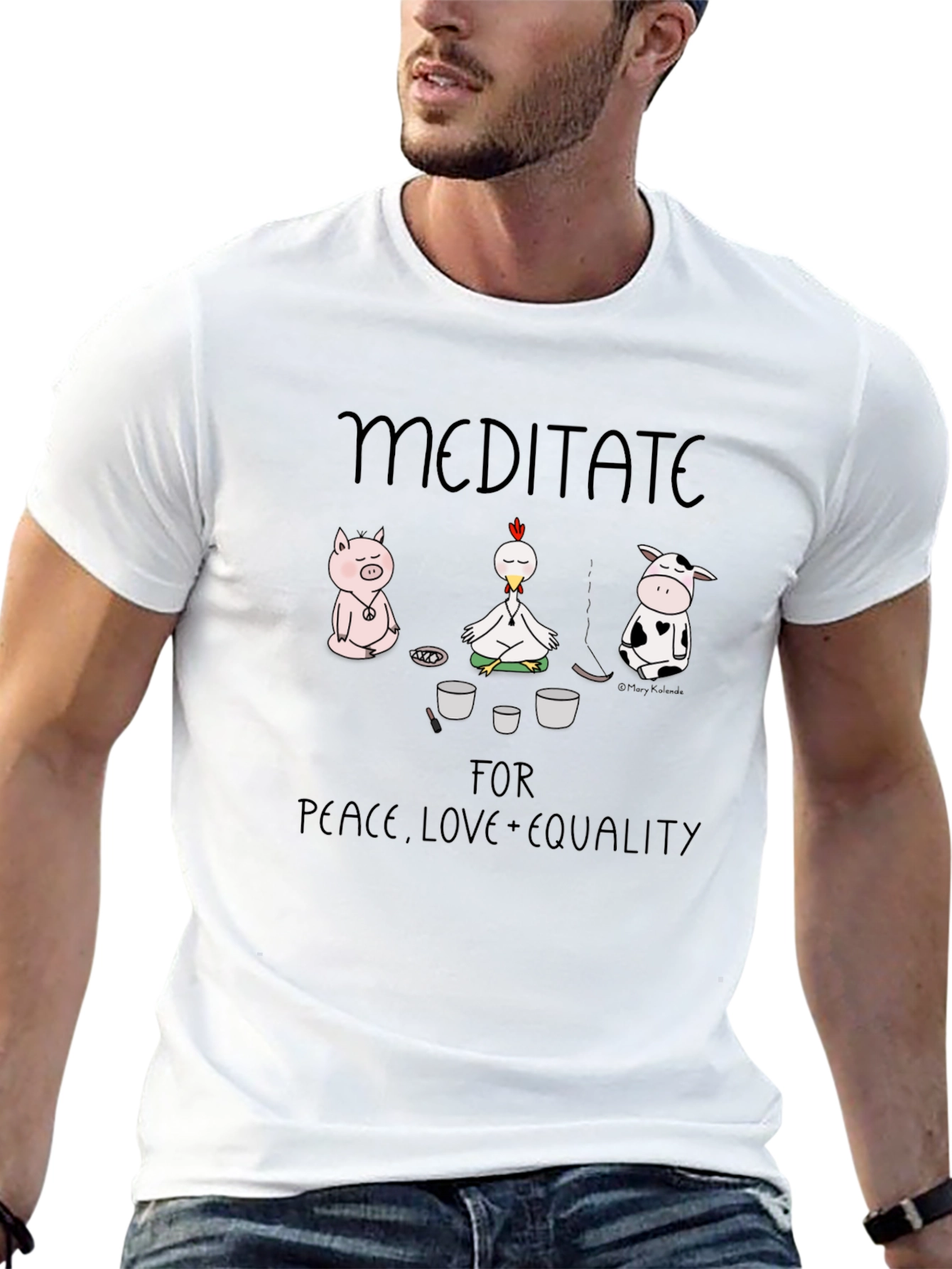 Meditate Peace Love Equality T-Shirt