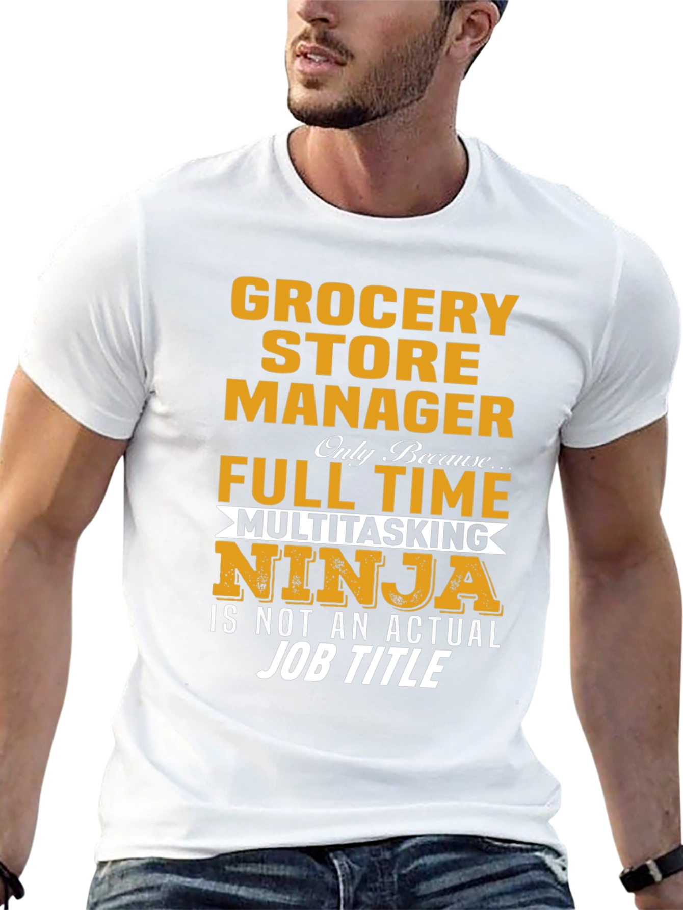 Grocery Store Manager Ninja T-Shirt