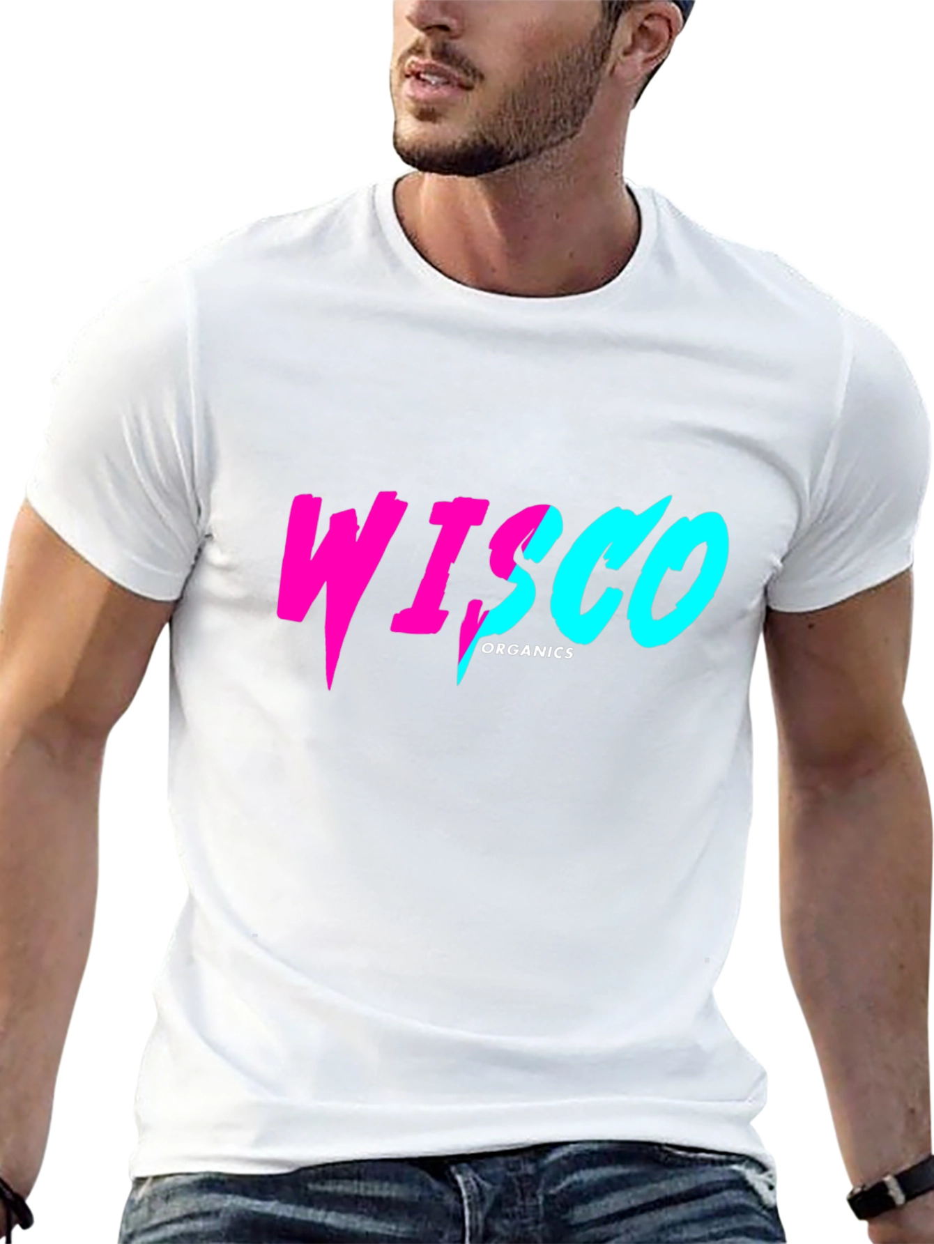 WISCO Organics Black Graphic T-Shirt