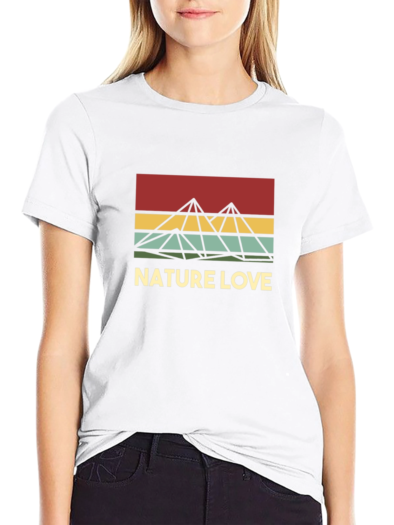 Nature Love Retro Mountain T-Shirt