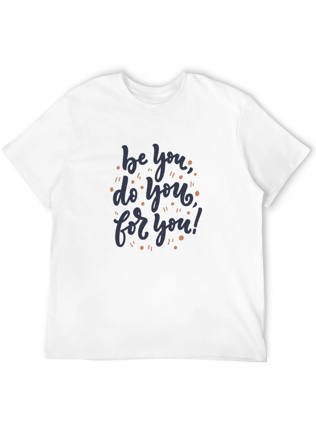 Inspirational Be You Do You Black Cotton T-Shirt