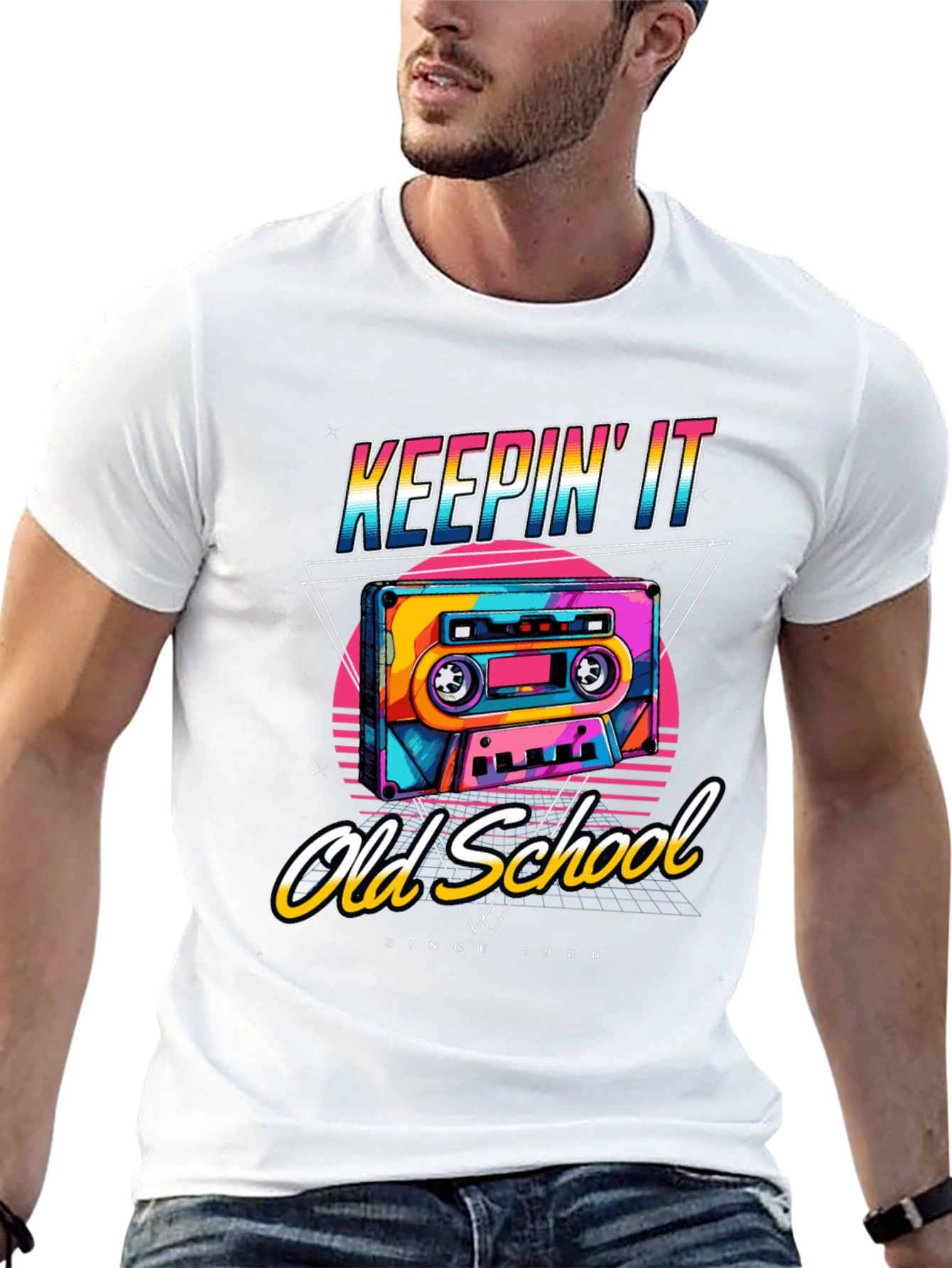 Keepin It Old School 1980s Retro T-Shirt