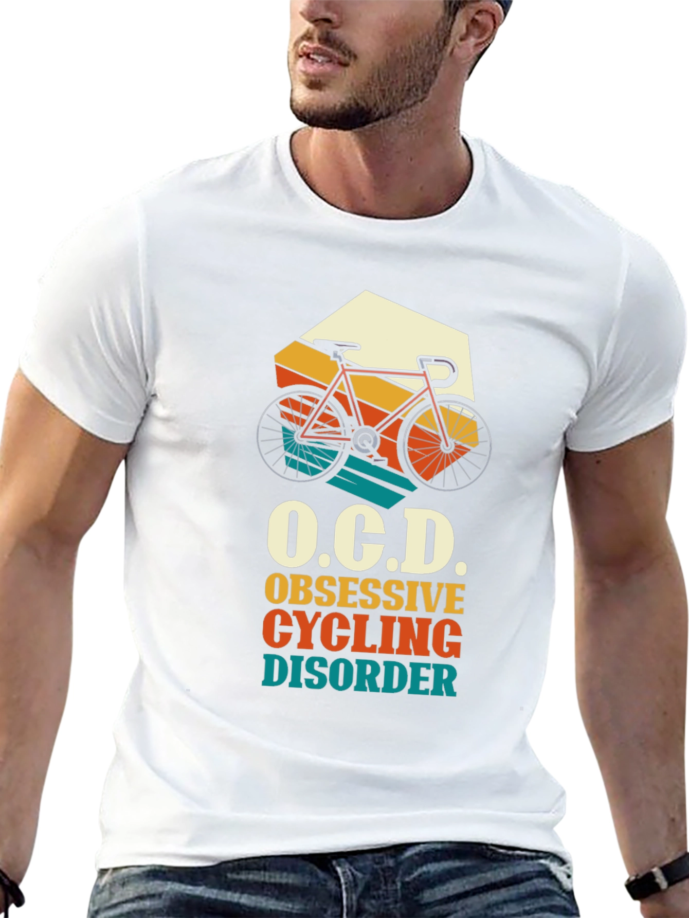 OCD Obsessive Cycling Disorder Graphic Tee