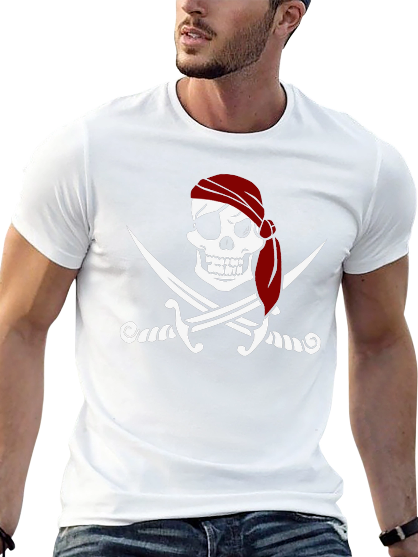 Pirate Skull & Swords Graphic Tee