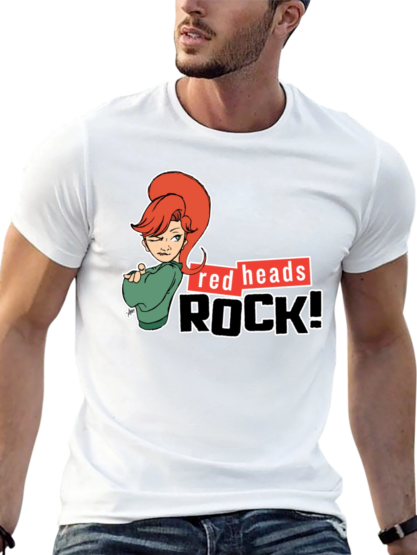 Redheads Rock! Graphic T-Shirt