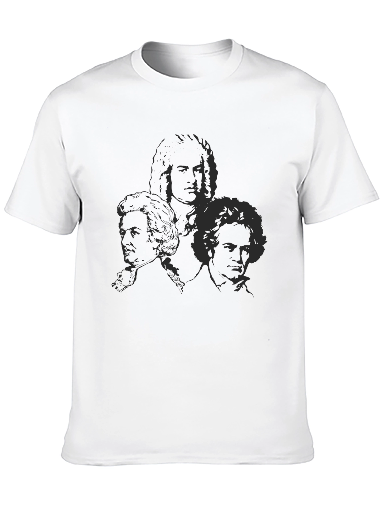 Classical Composers Graphic Tee - Black