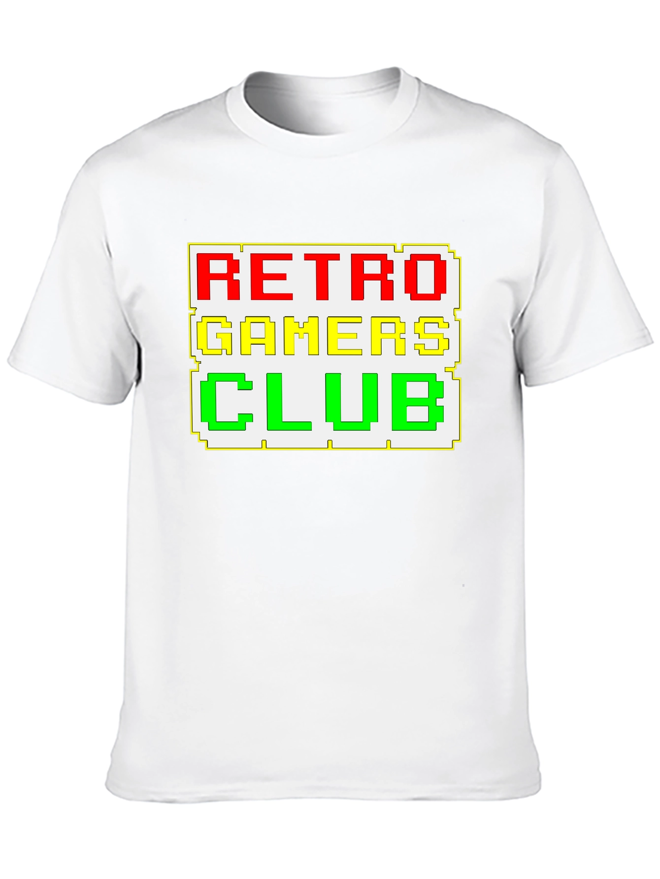 Retro Gamers Club T-Shirt - Black Cotton Tee
