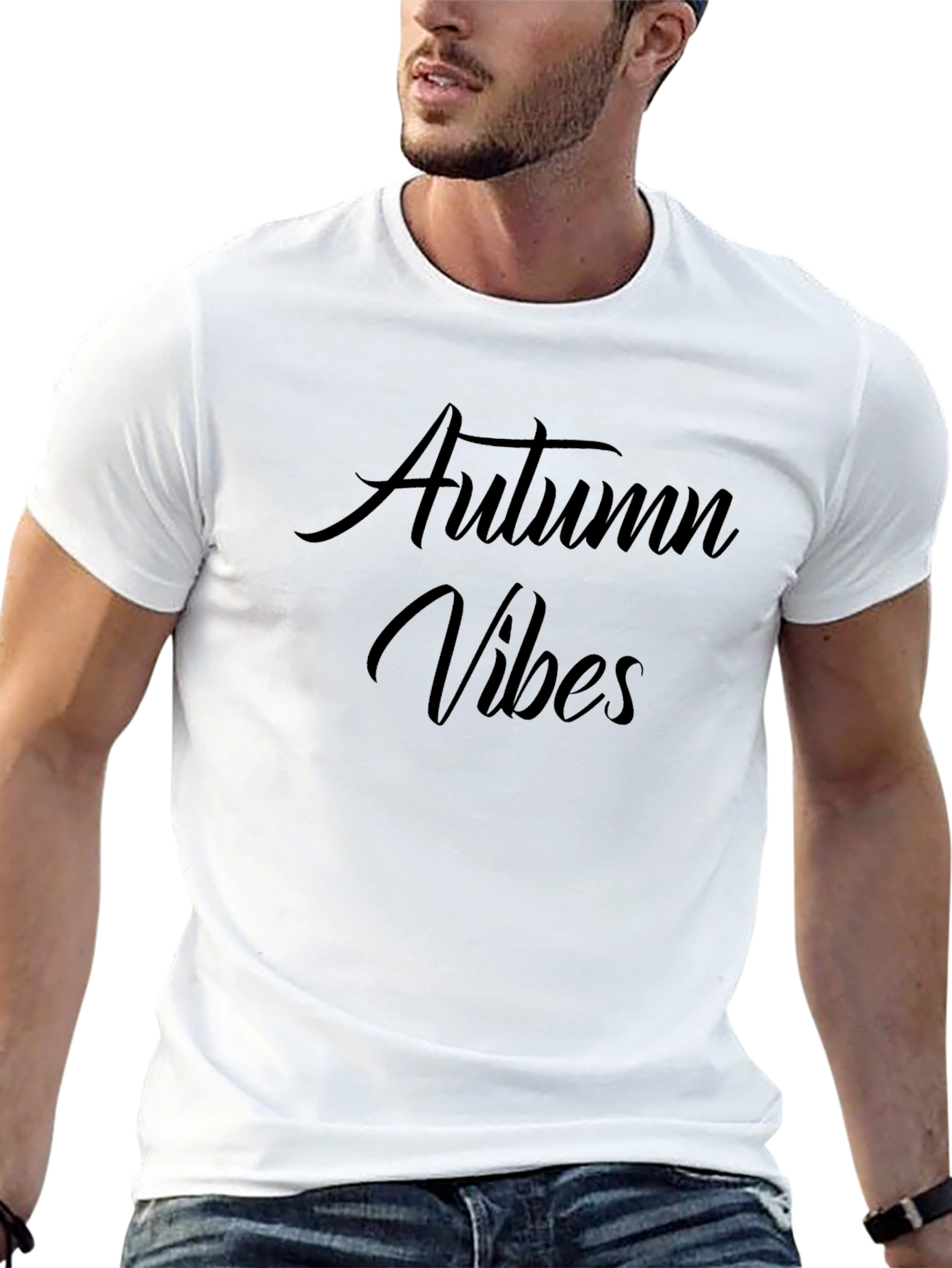 Autumn Vibes Graphic T-Shirt - Soft Cotton Blend