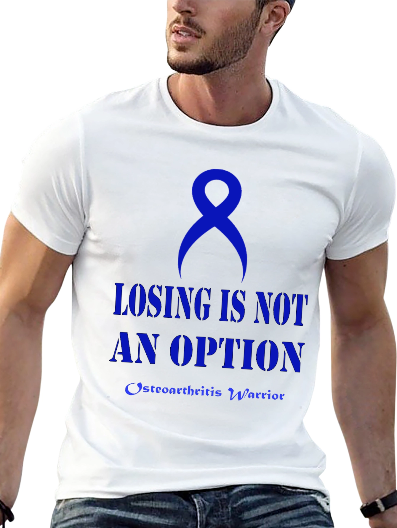 Osteoarthritis Warrior Awareness Ribbon T-Shirt