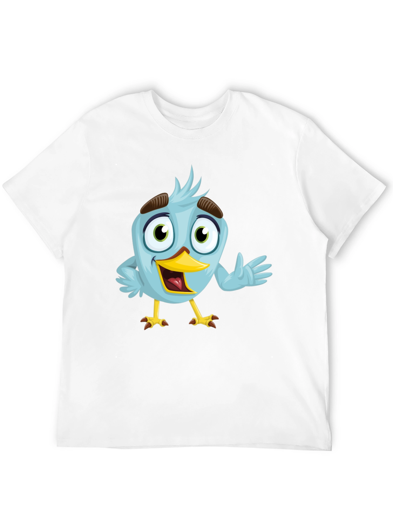 Cartoon Bird Graphic Tee - Funky & Fun Apparel