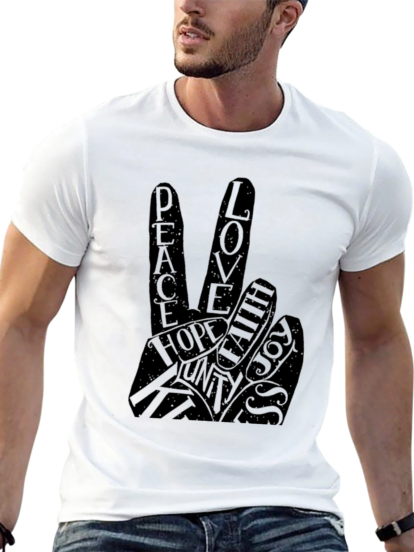 Peace Love Joy Graphic T-Shirt