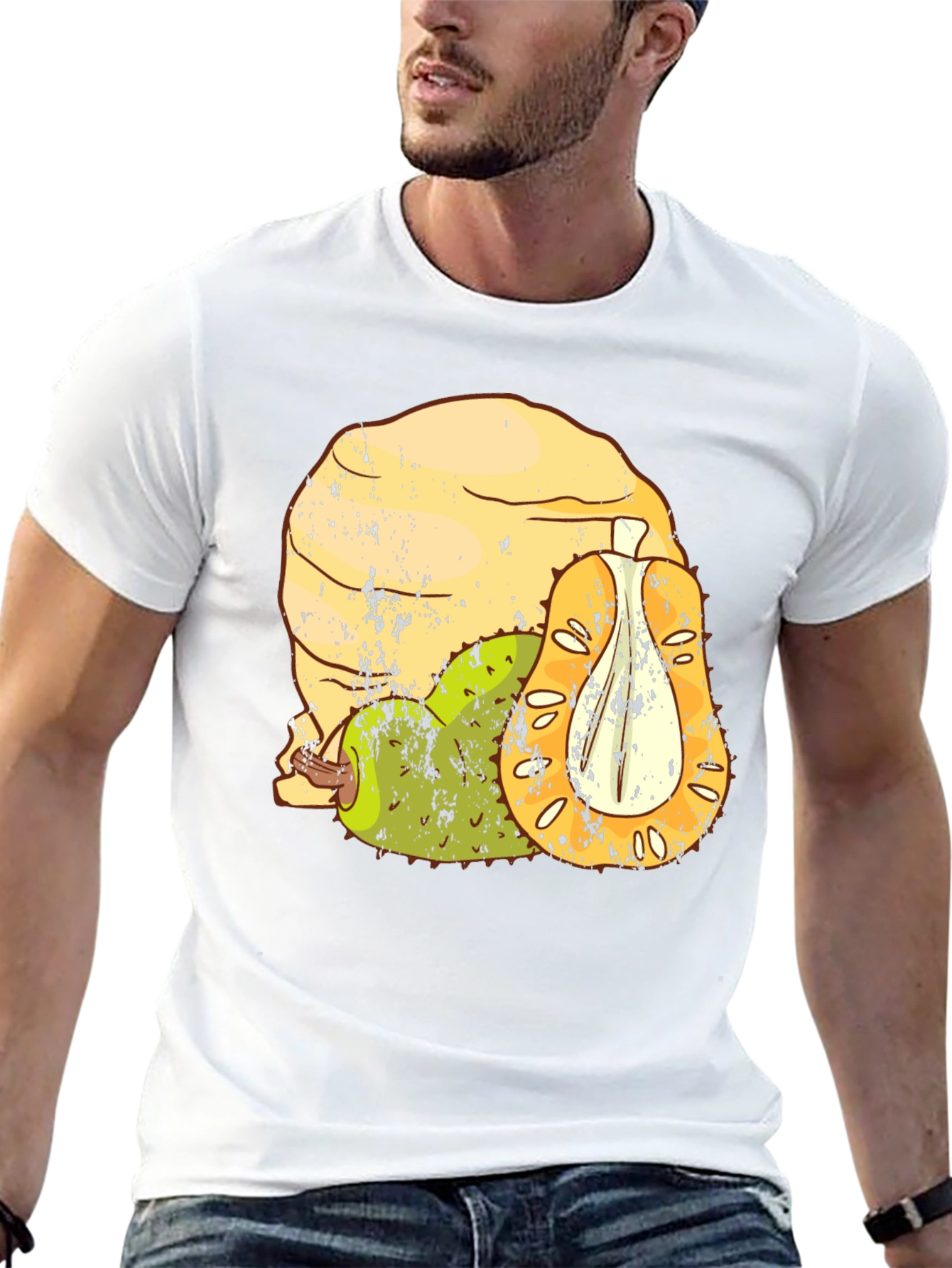 Jackfruit Graphic Tee - Unisex Black T-Shirt