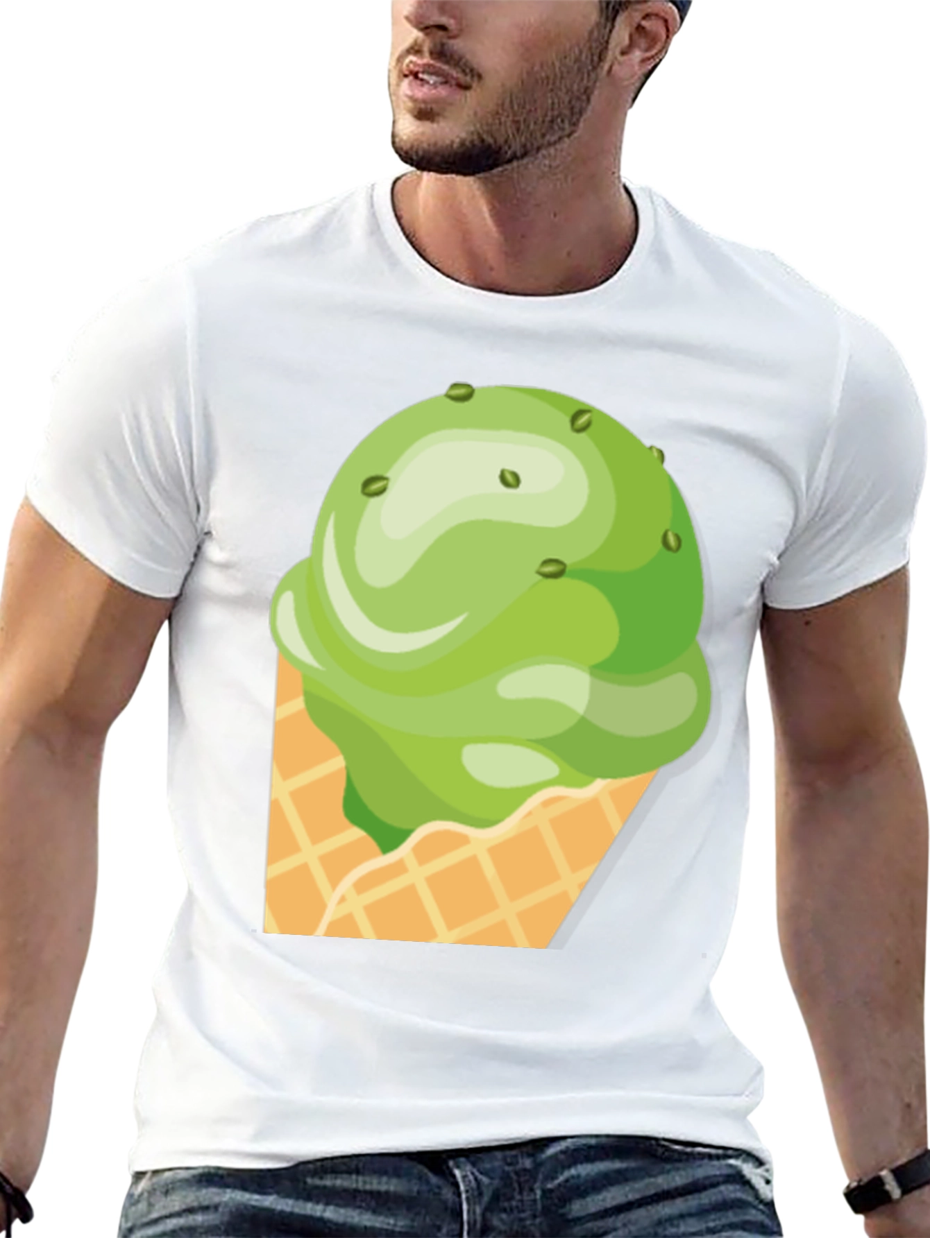 Ice Cream Graphic Tee - Fun Novelty T-Shirt