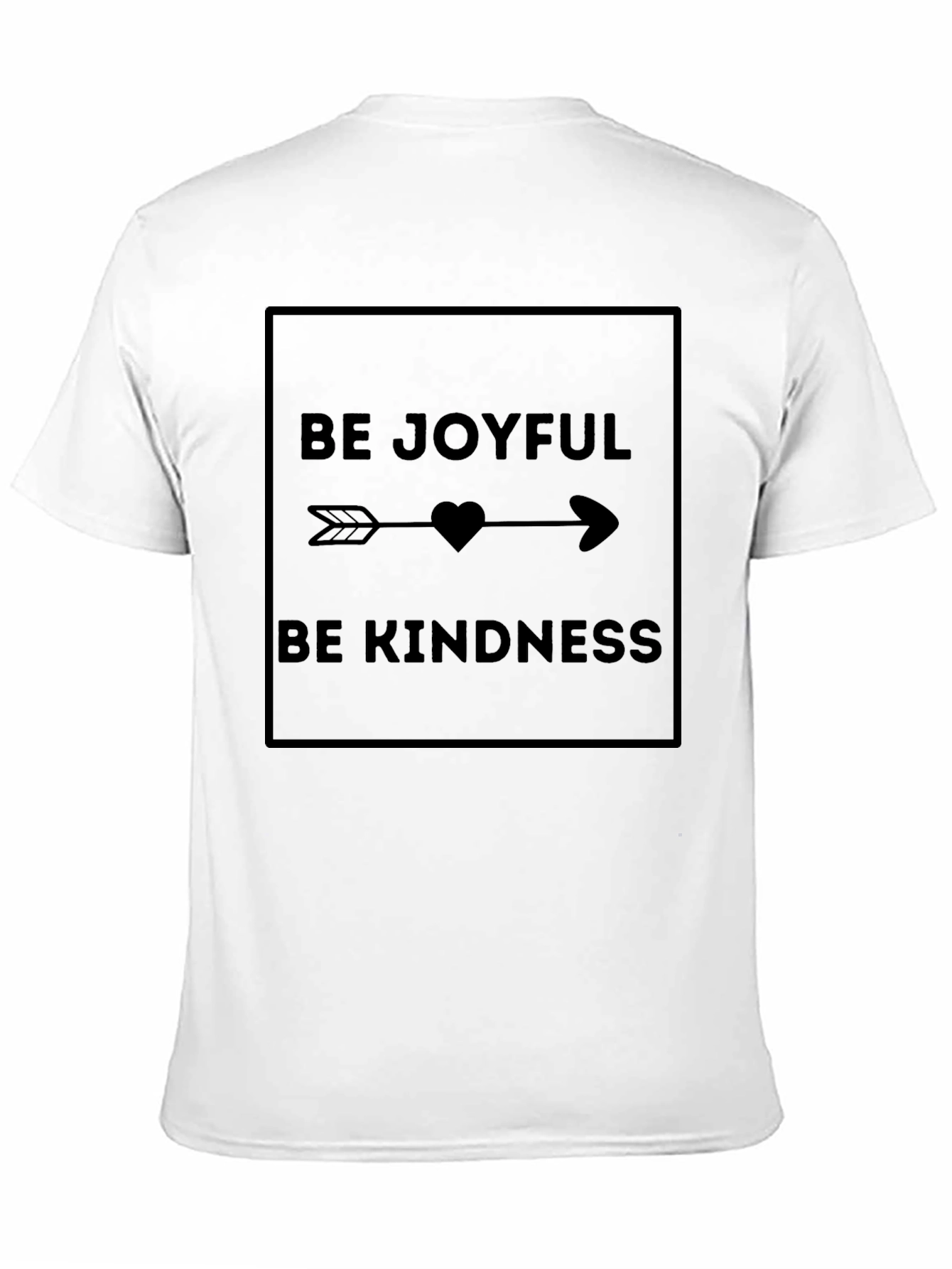 Be Joyful Be Kindness Black Tee
