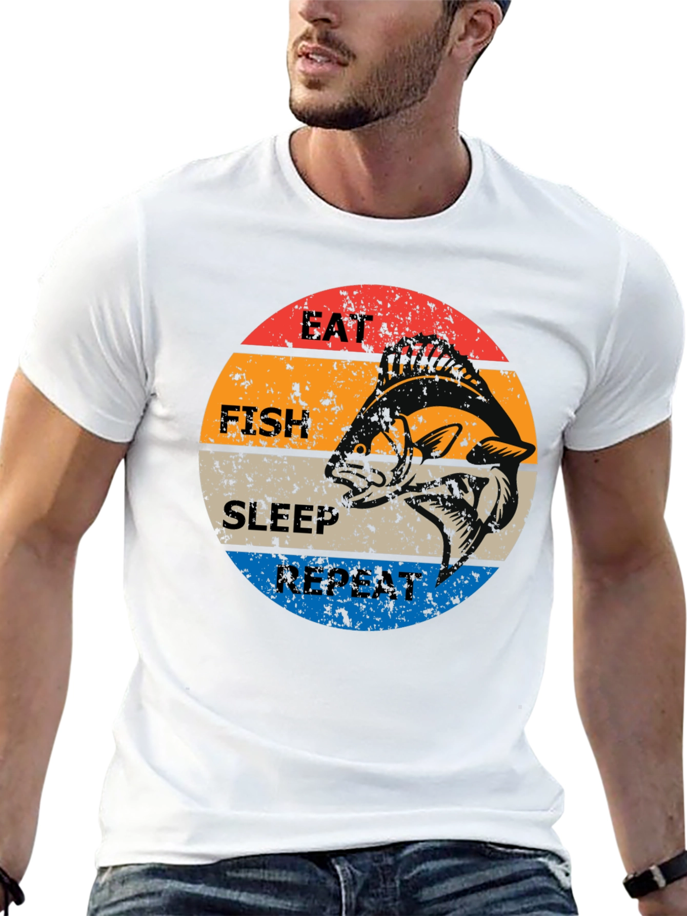 Eat Fish Sleep Repeat T-Shirt