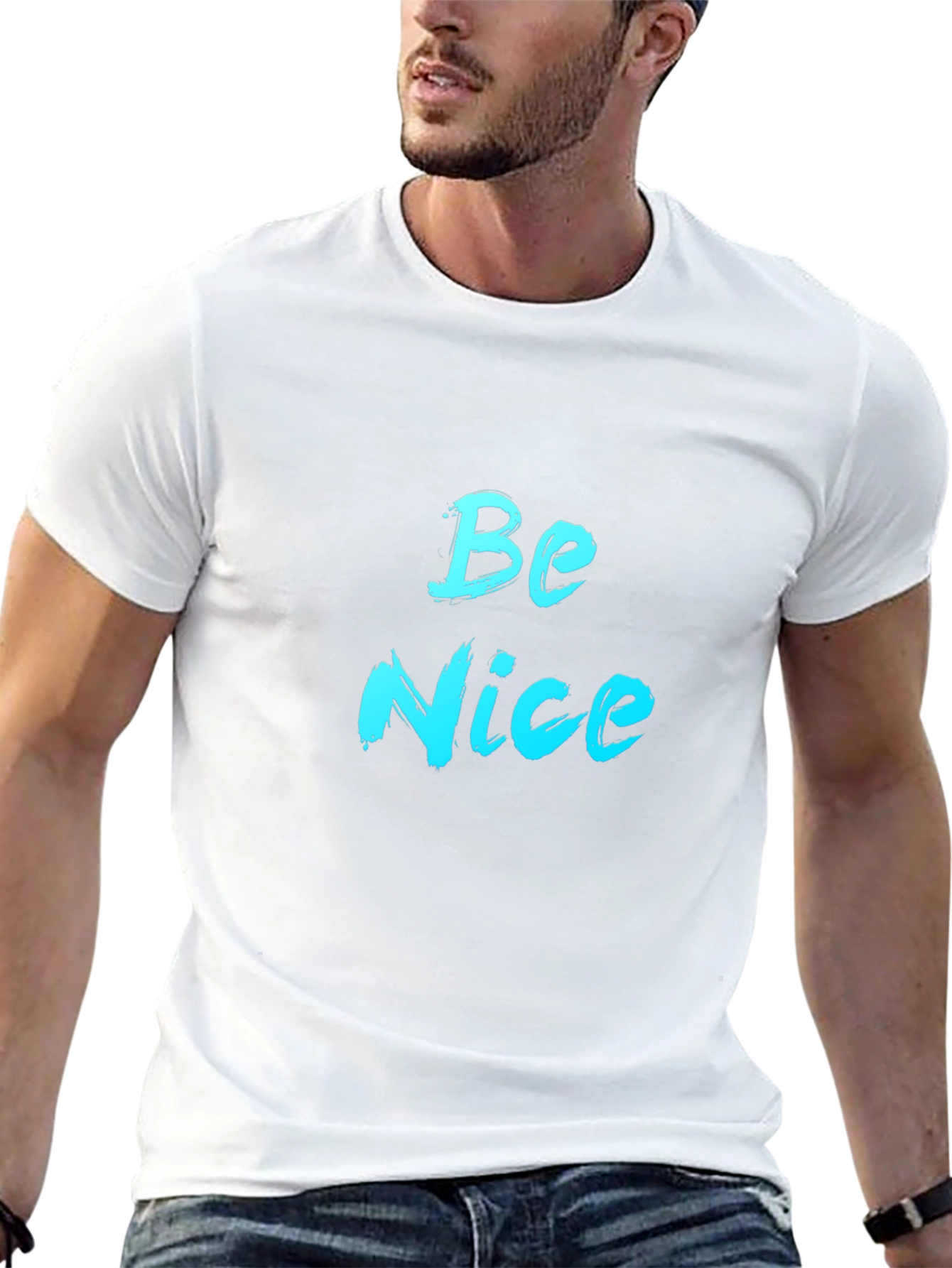Be Nice Black T-Shirt - Casual Style