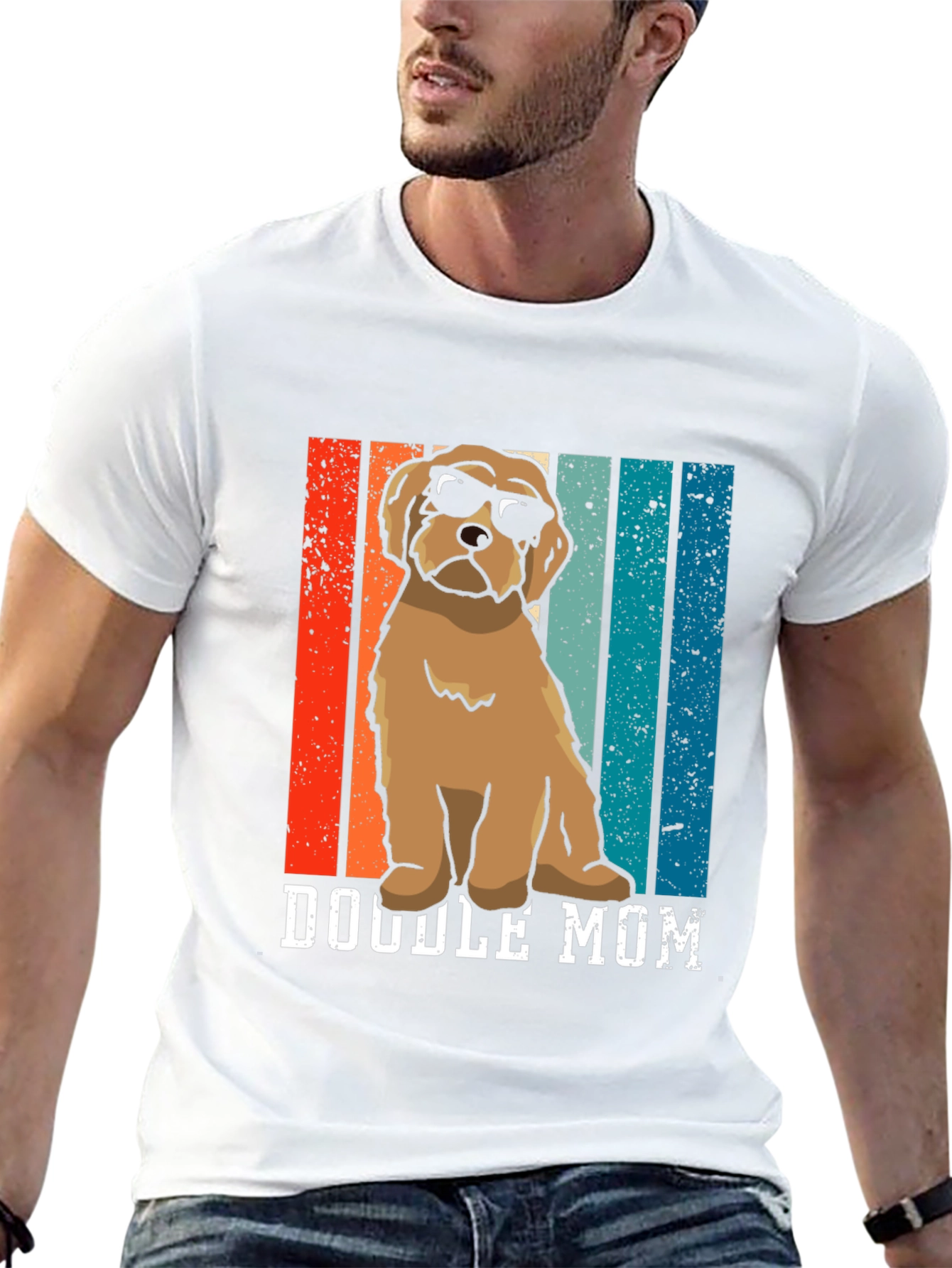 Doodle Mom T-Shirt Cute Dog Graphic Tee