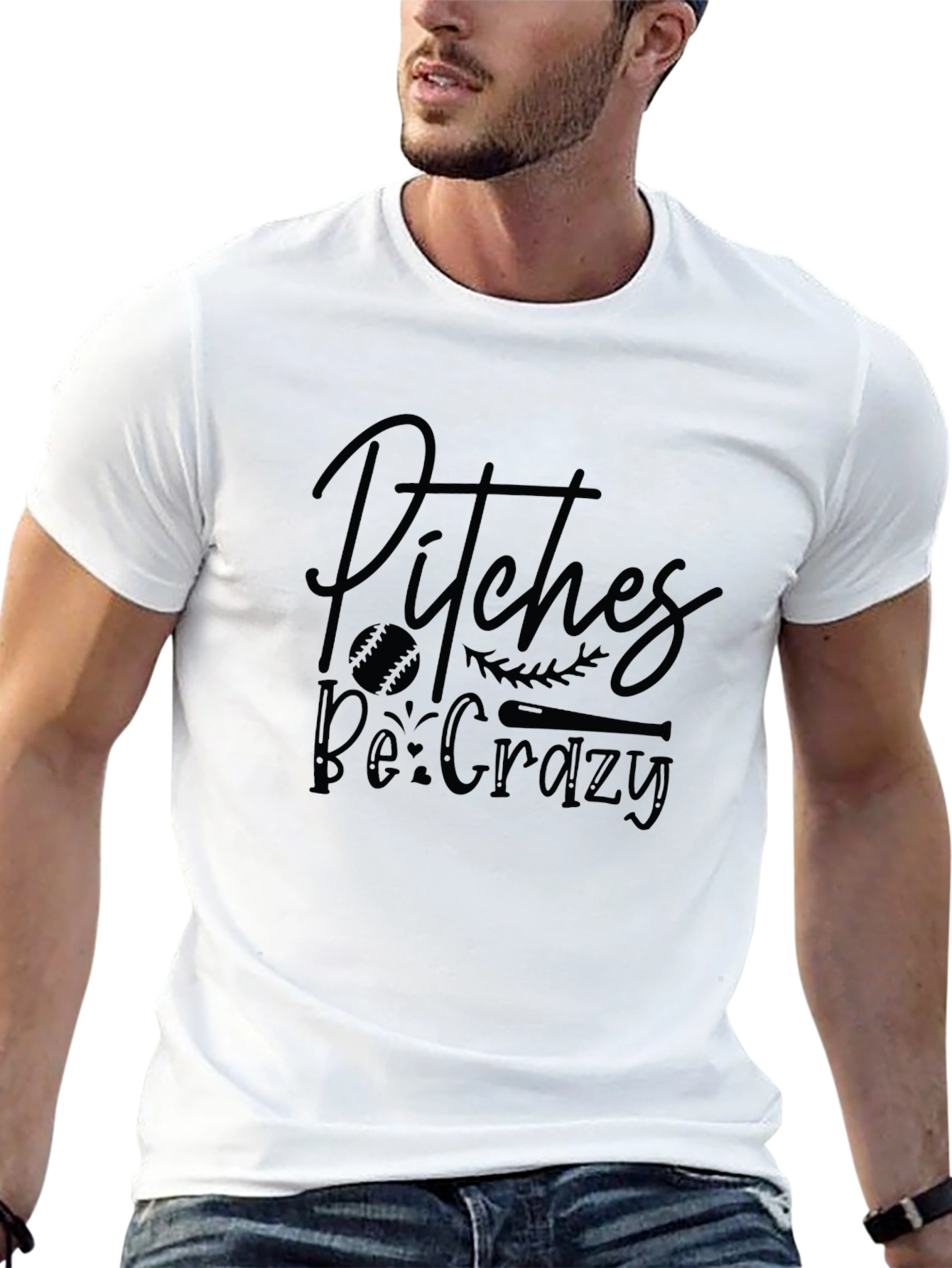 Pitches Be Crazy Graphic T-Shirt