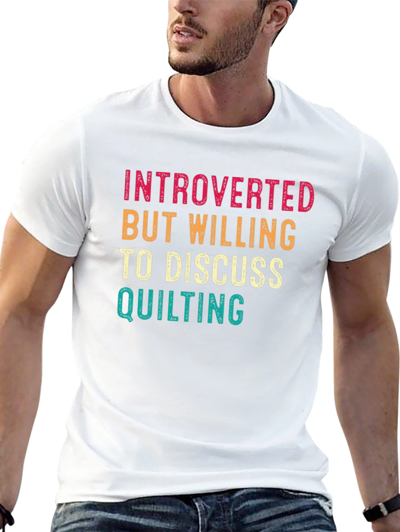Introverted Quilting Enthusiast T-Shirt