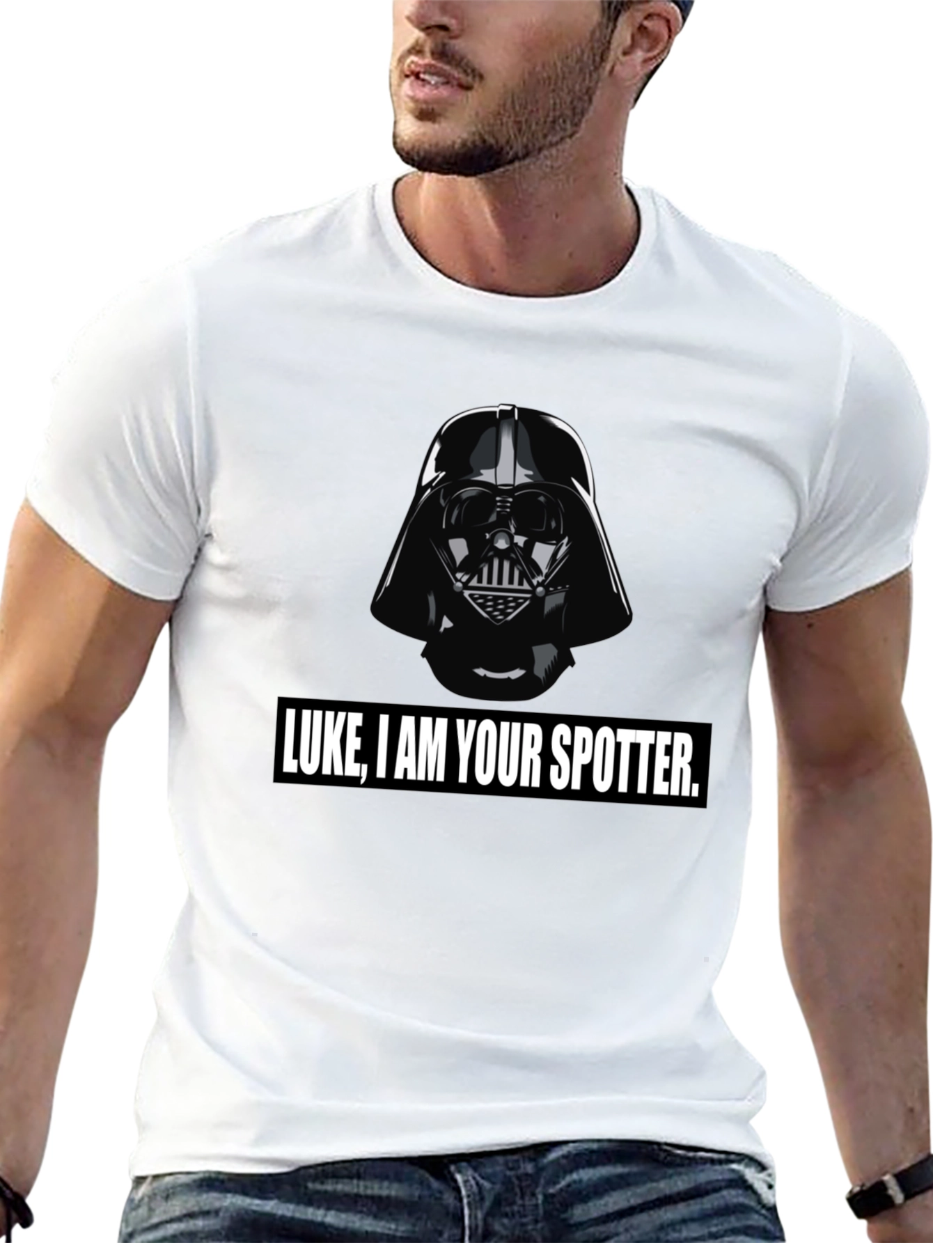 Luke I am Your Spotter Black T-Shirt