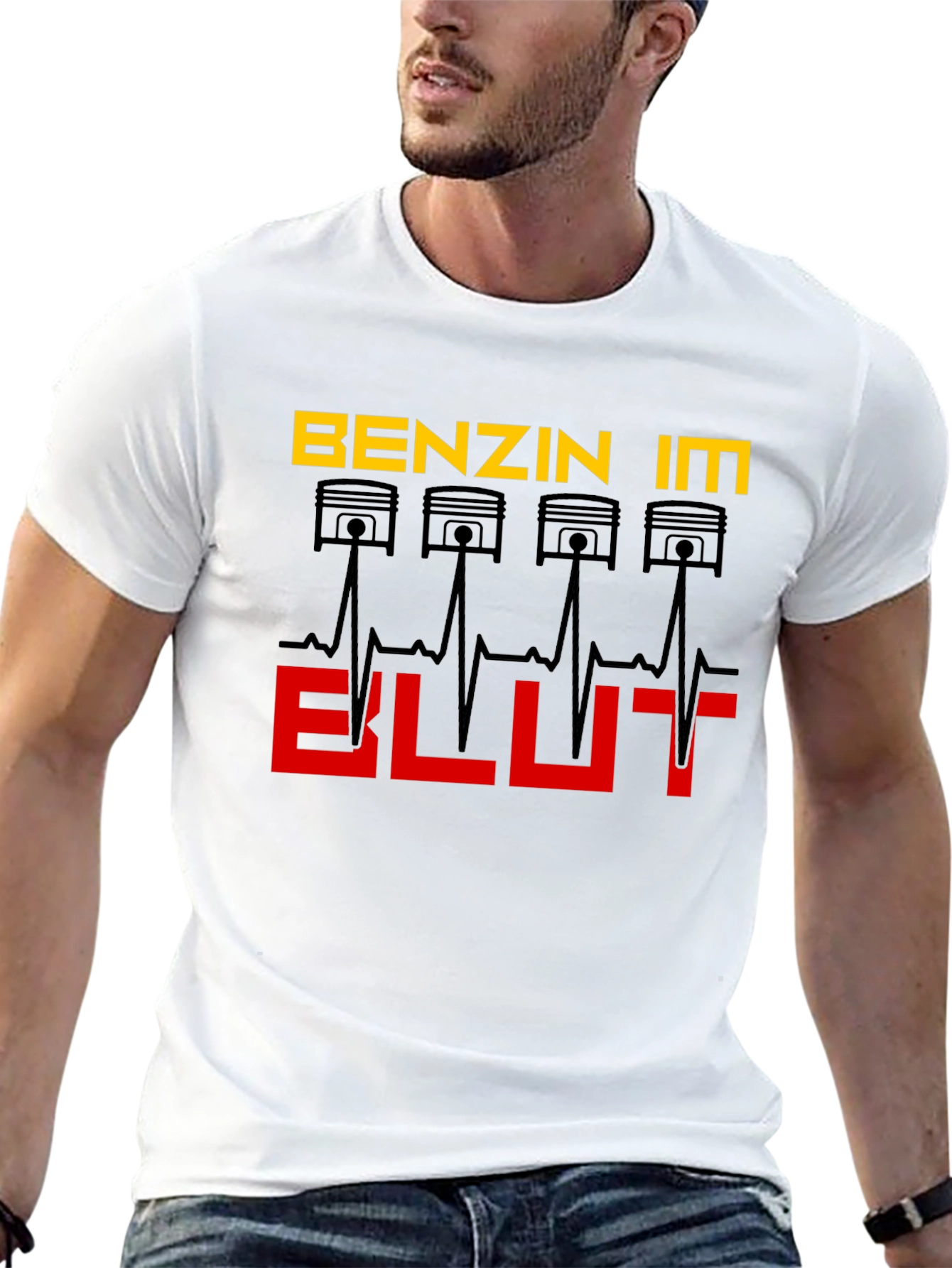 Benzin Im Blut T-Shirt - Automotive Enthusiast Tee