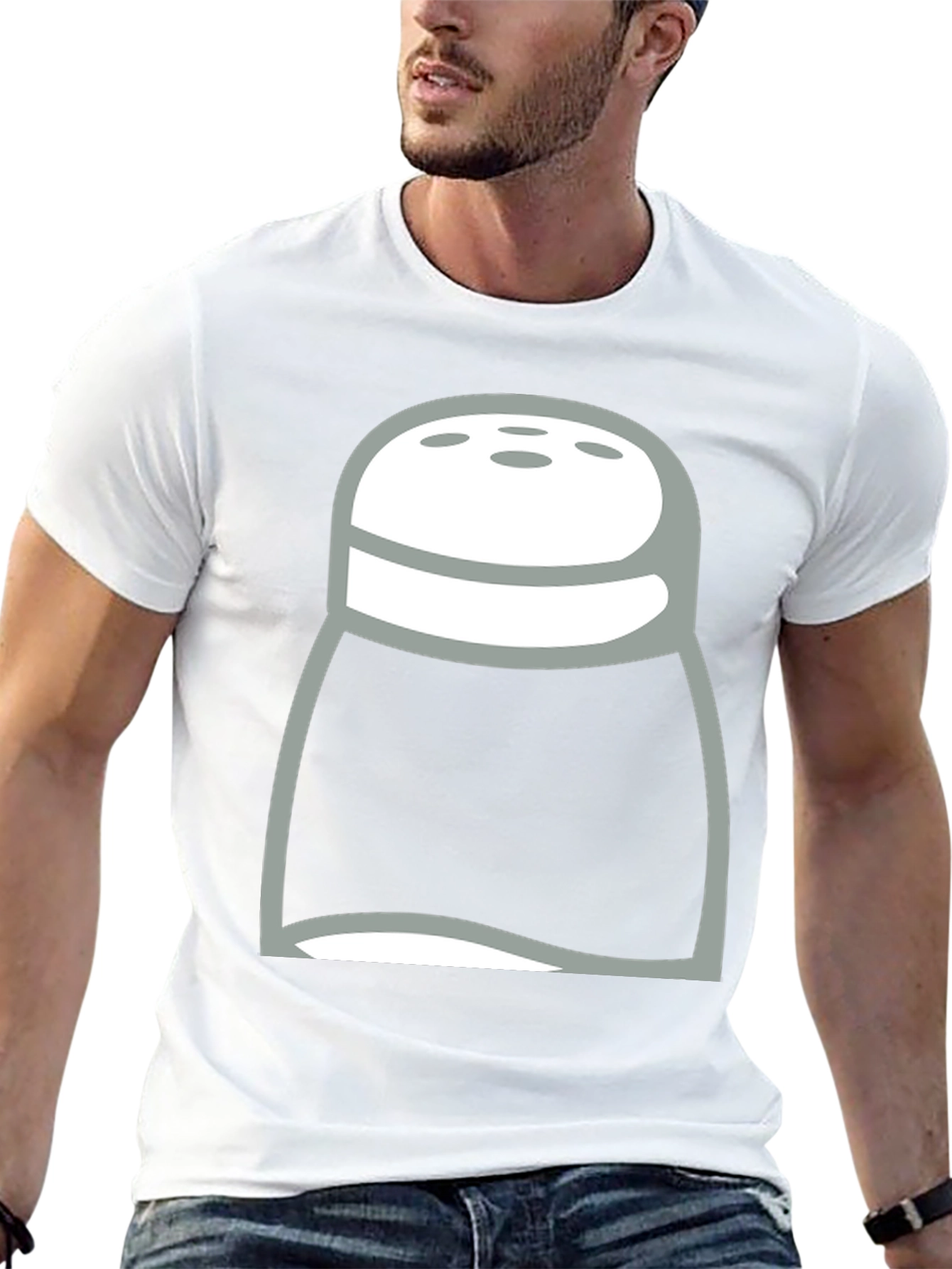Salt Shaker Graphic T-Shirt - Novelty Tee