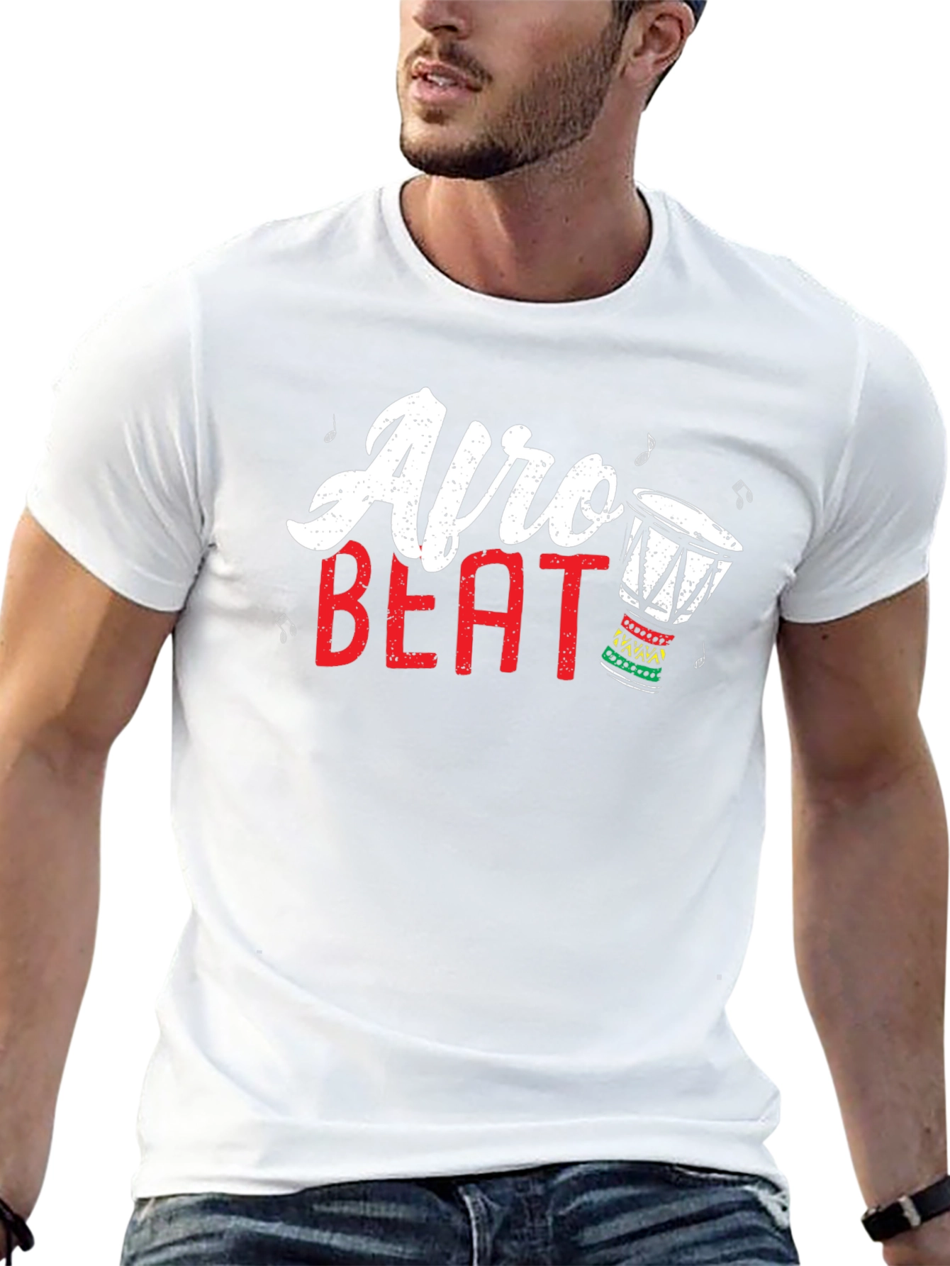 Afro Beat Graphic Tee - Stylish Music T-Shirt