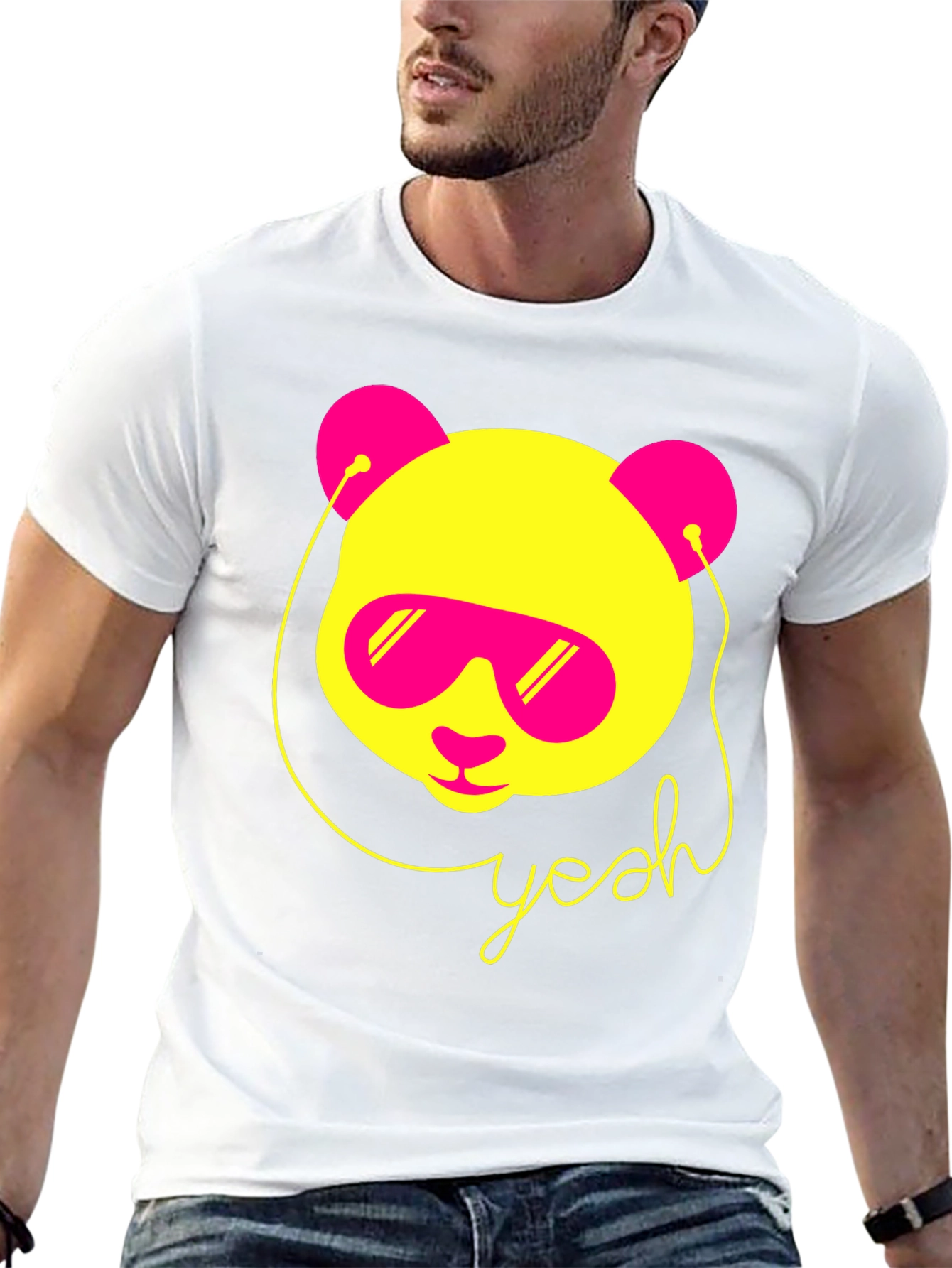 Cool Panda Graphic Tee - Yeah Design