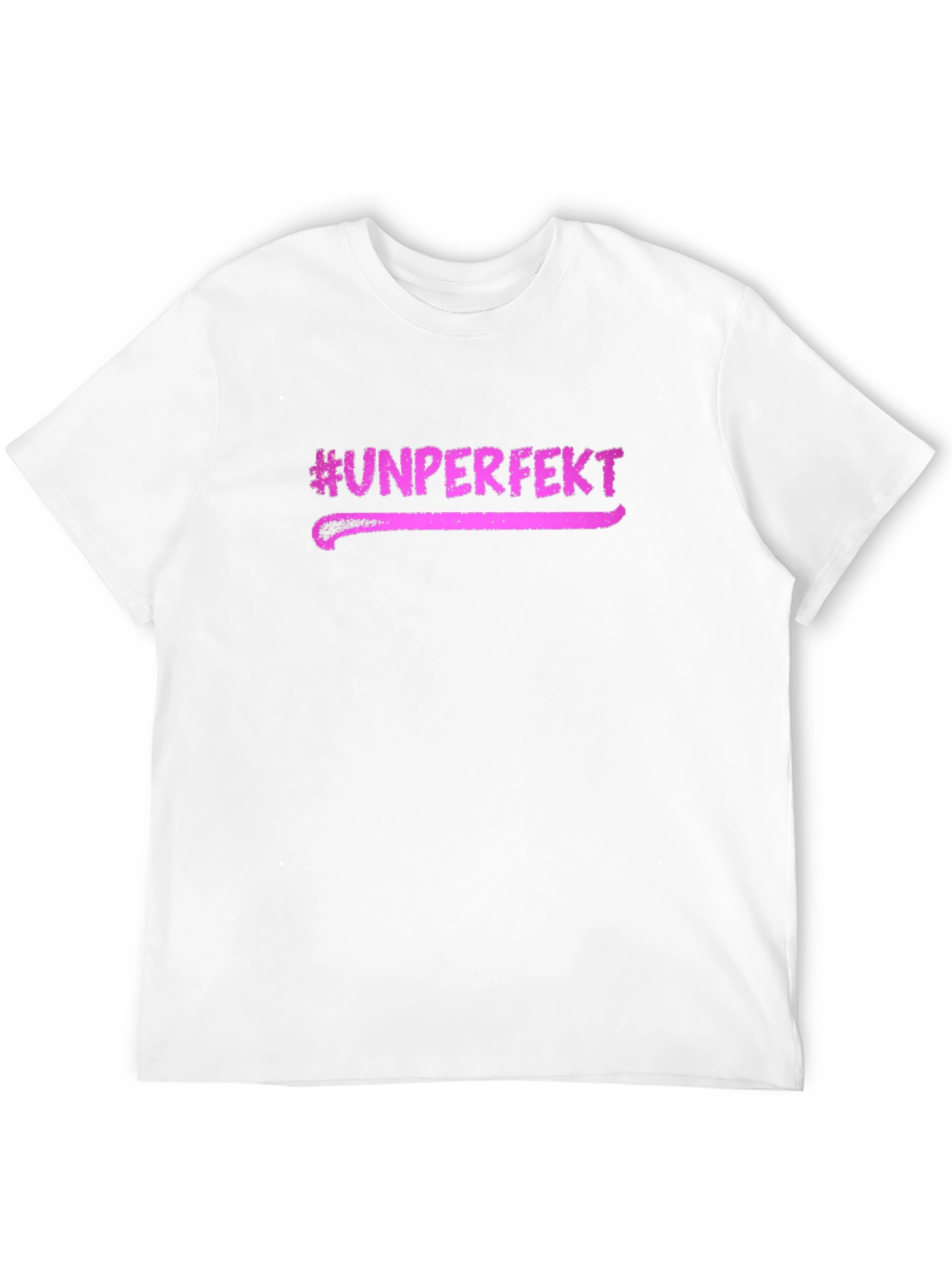 #Unperfekt Graphic Tee - Black Crew Neck Casual Shirt