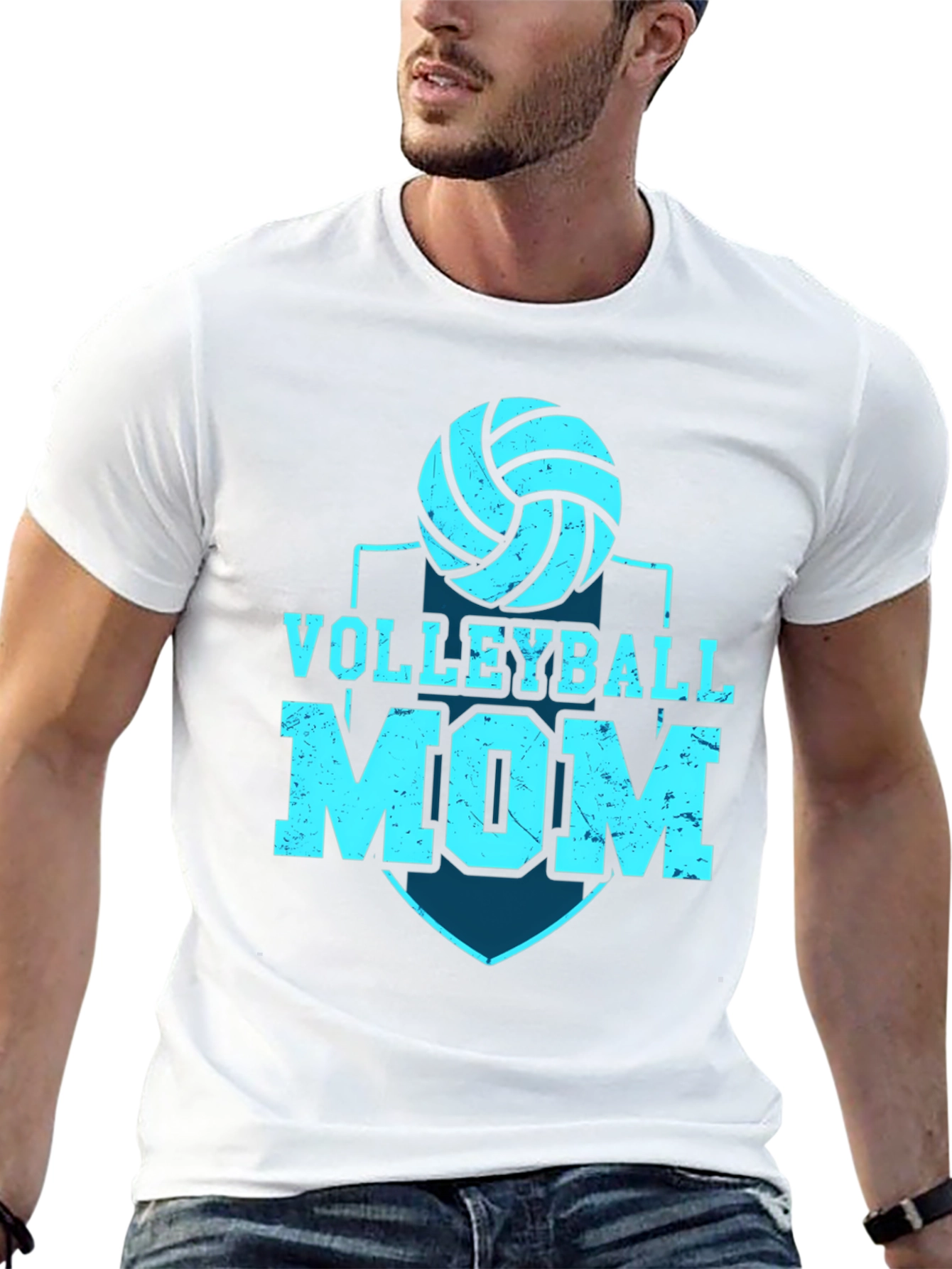 Volleyball Mom Graphic T-Shirt - Sporty & Stylish
