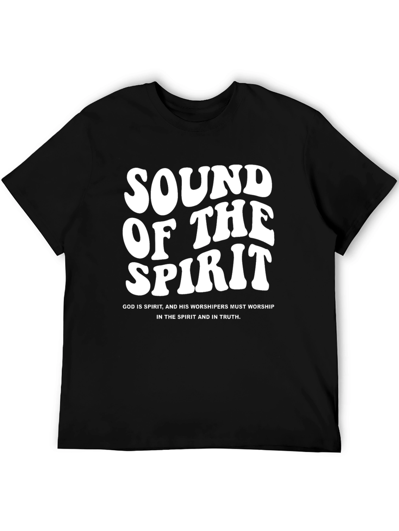 Sound of the Spirit Graphic Tee - Black