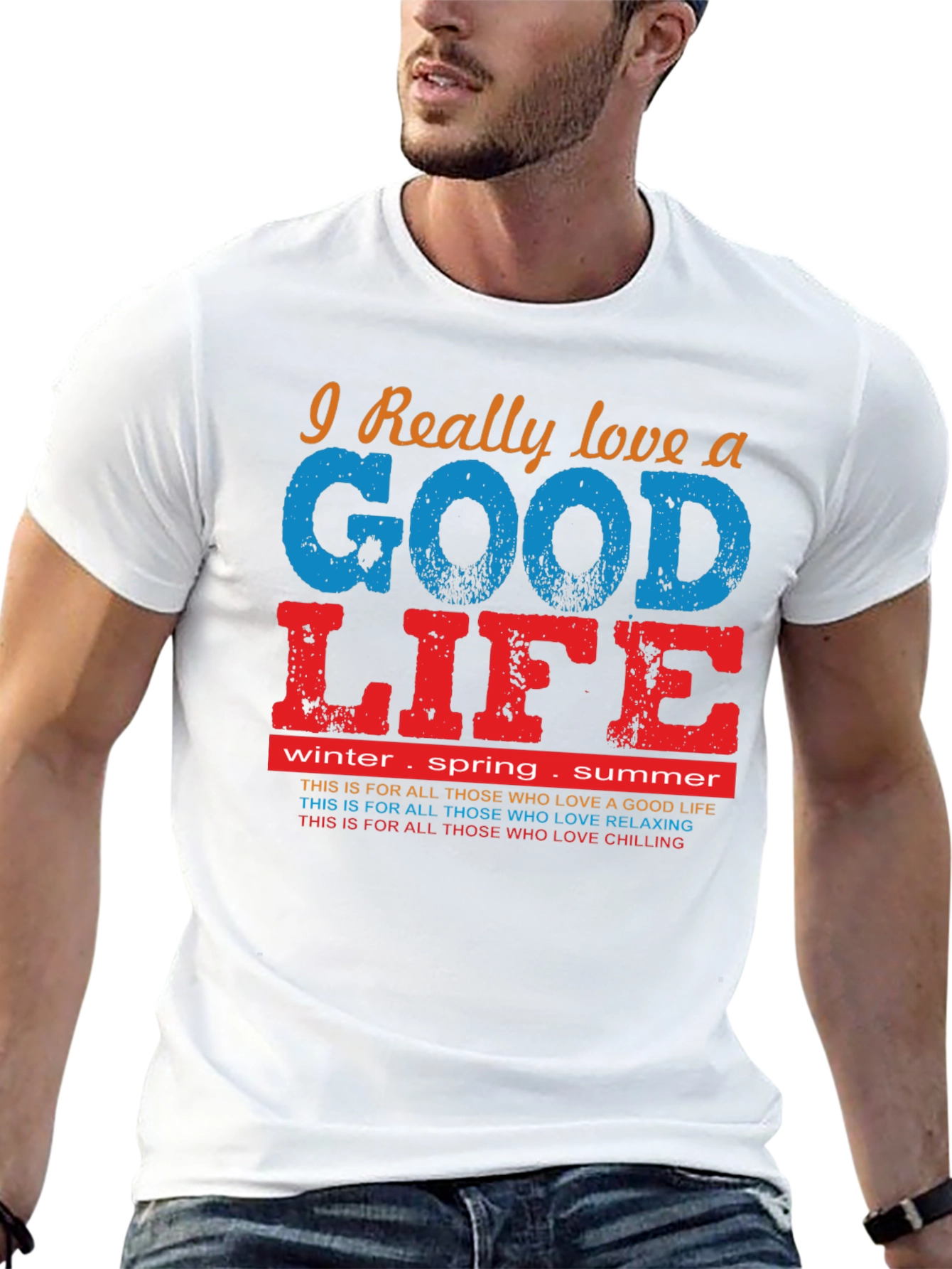 Good Life Graphic Tee - Relax & Chill T-Shirt