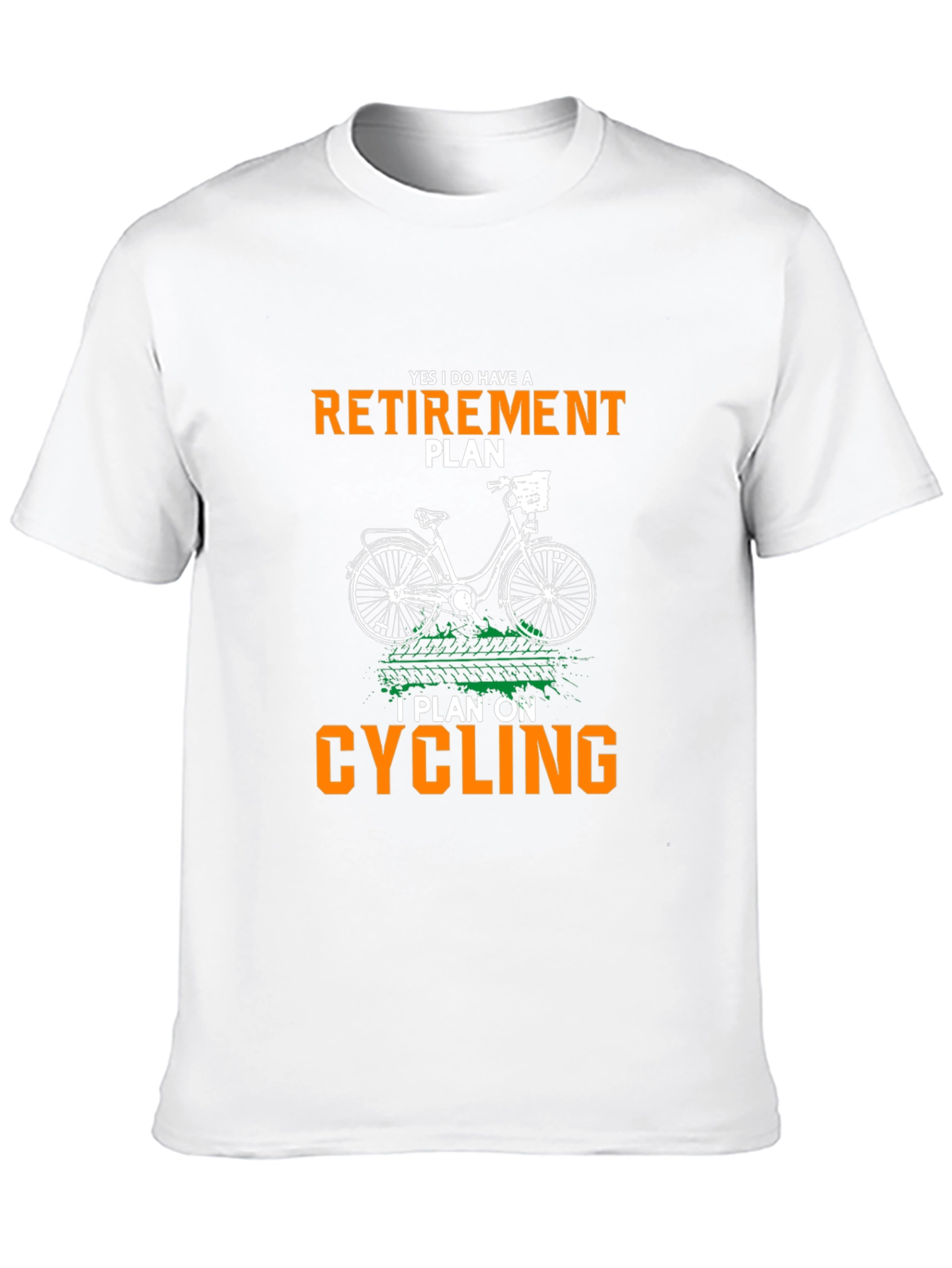 Retirement Cycling Plan Black T-Shirt