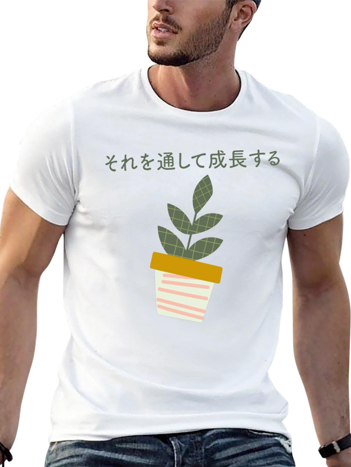Stylish Plant Graphic Tee