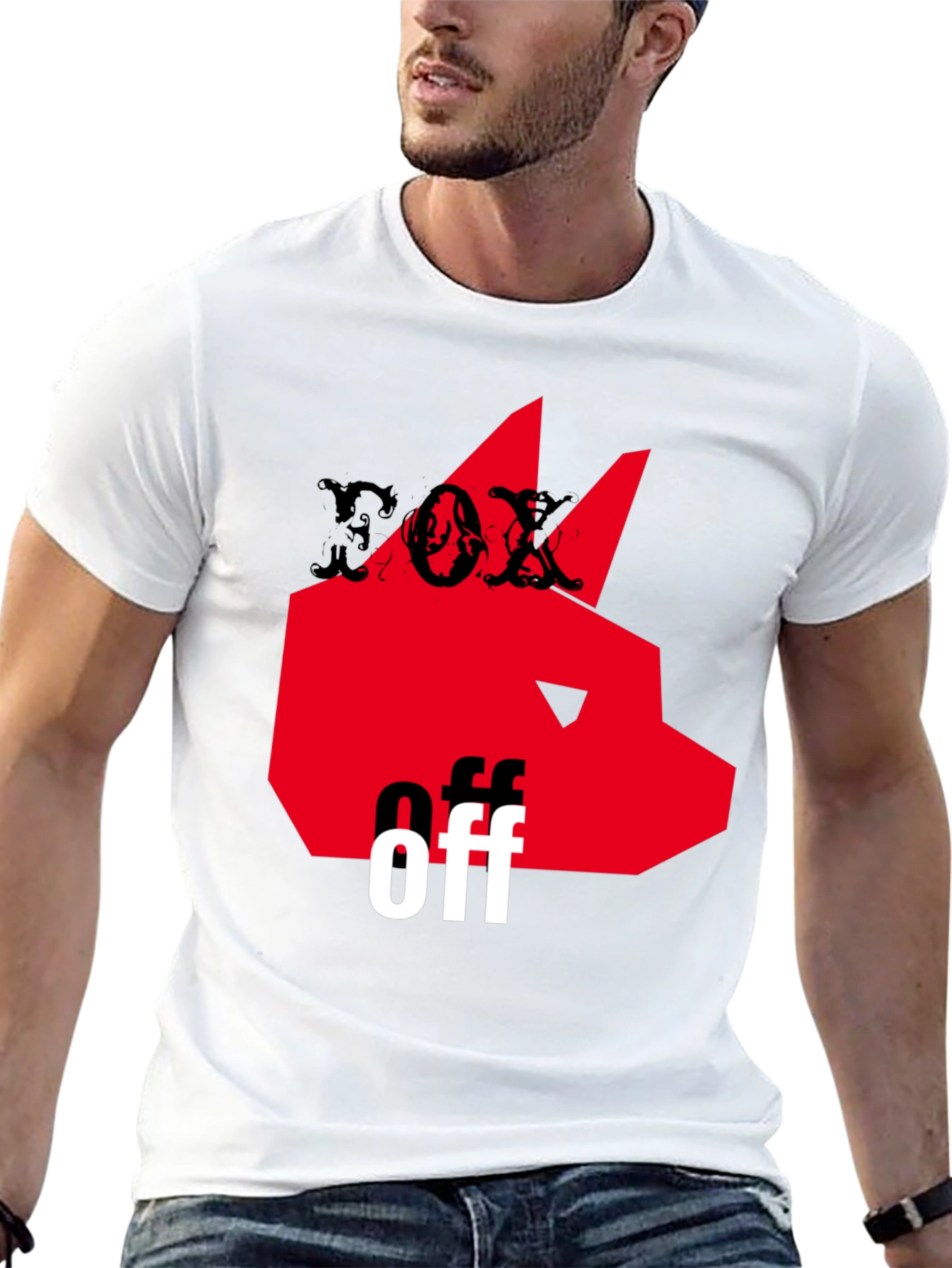 Fox Off Graphic Tee - Mens Black T-Shirt