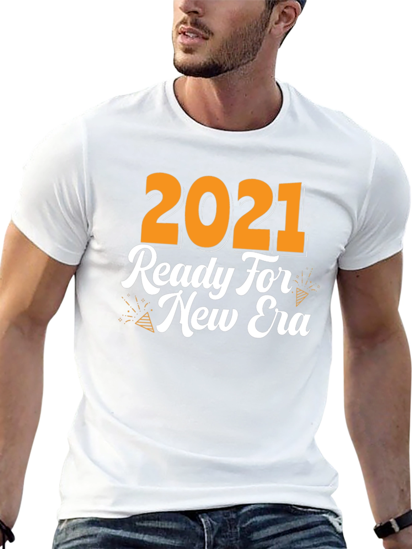 2021 Ready For New Era Black Graphic T-Shirt