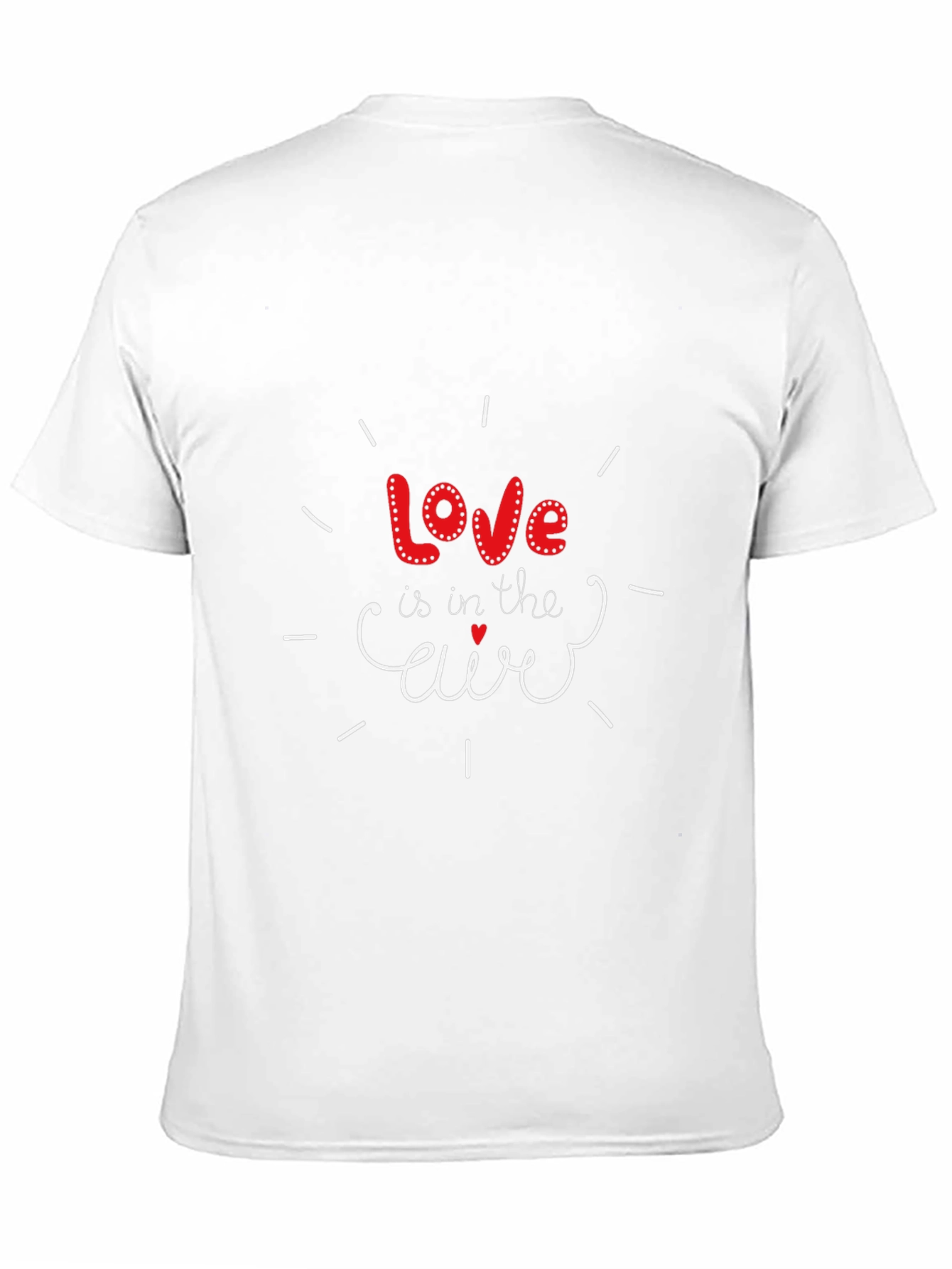 Love is in the Air Black Graphic Tee